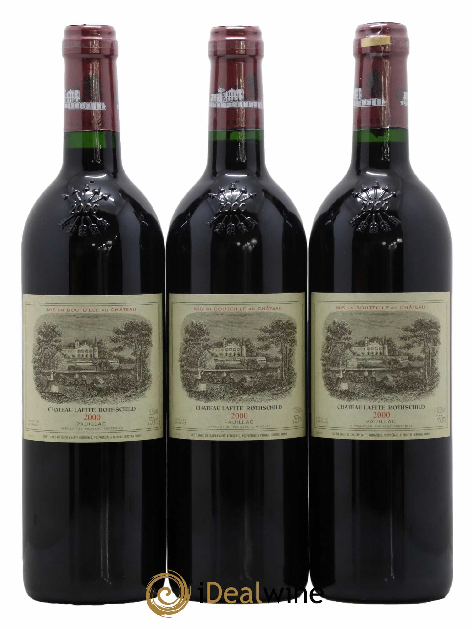 Château Lafite Rothschild 1er Grand Cru Classé 2000 - Lot de 6 bouteilles - 2