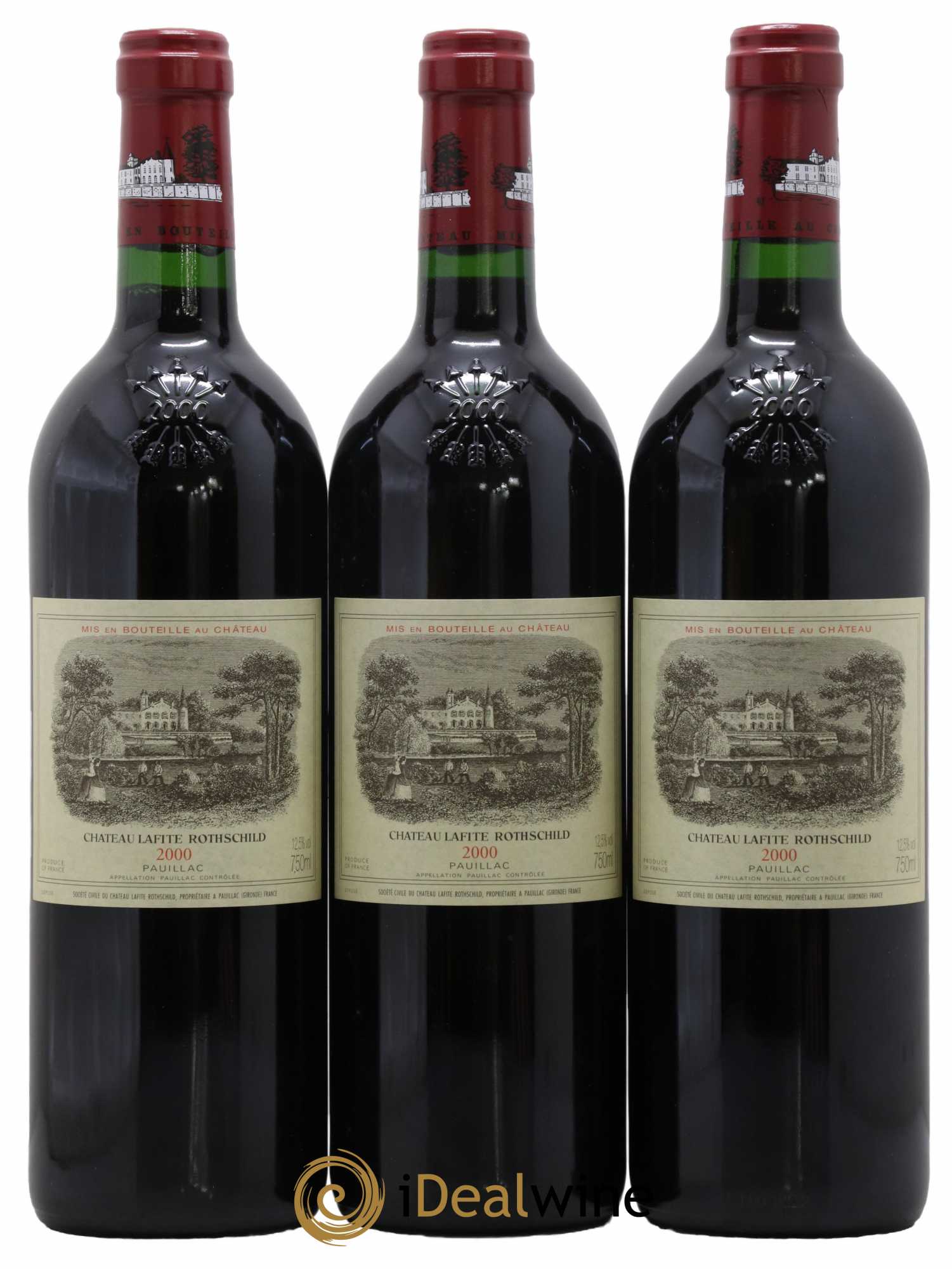 Château Lafite Rothschild 1er Grand Cru Classé 2000 - Lot de 6 bouteilles - 2