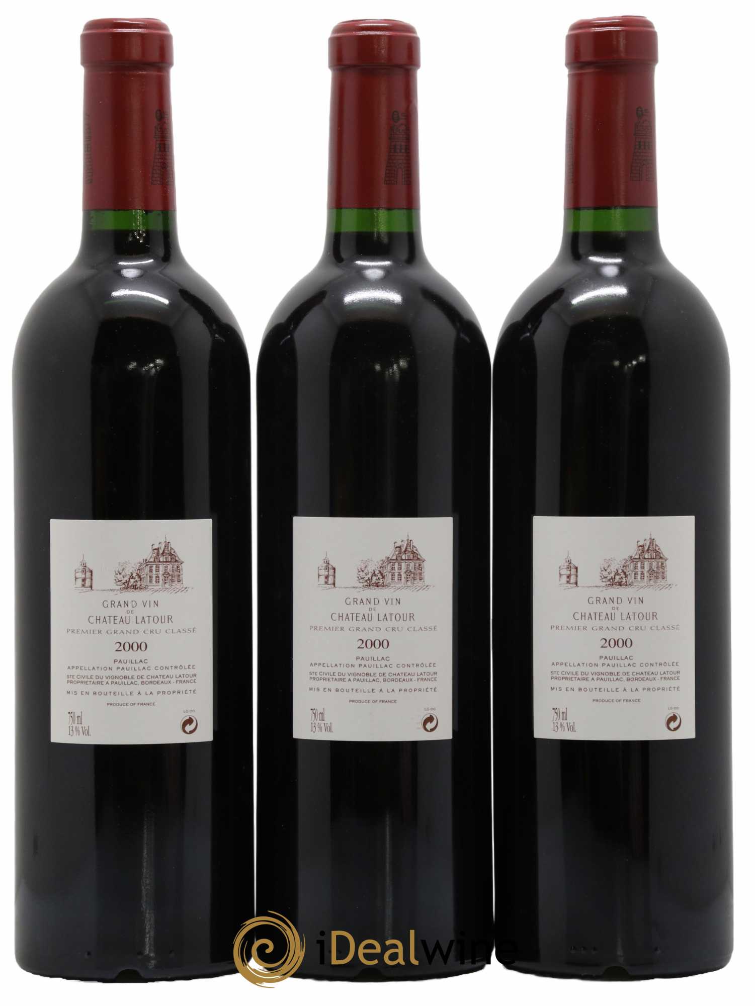 Château Latour 1er Grand Cru Classé 2000 - Lot de 6 bouteilles - 5
