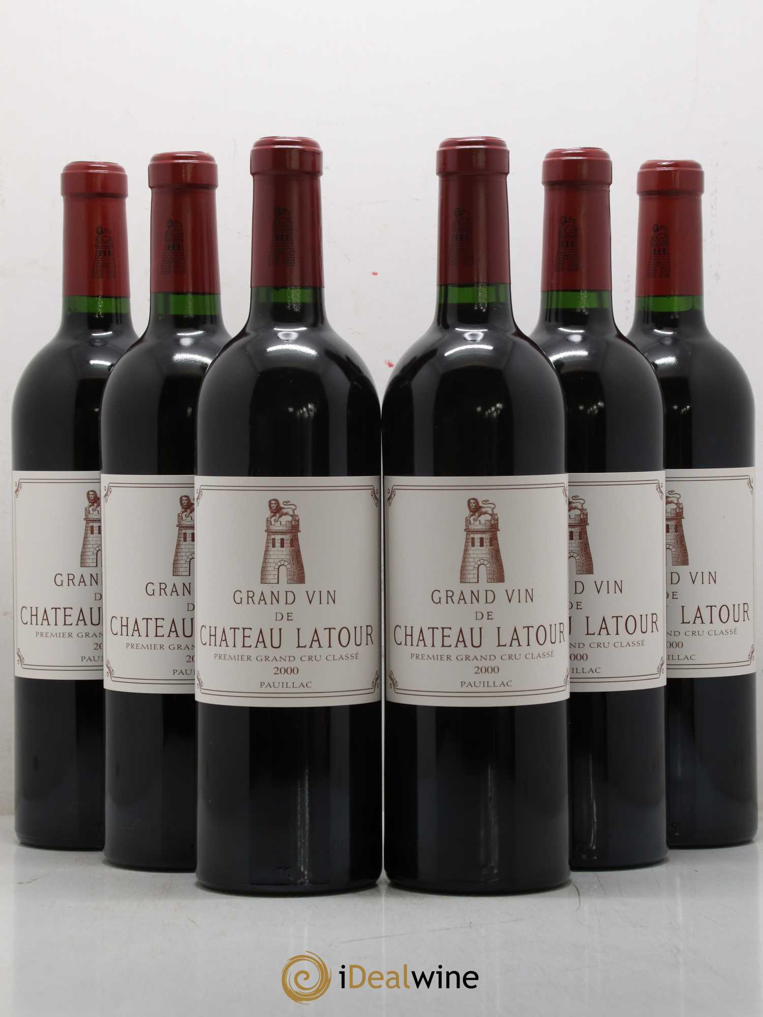 Château Latour 1er Grand Cru Classé 2000 - Lot de 6 bouteilles - 0