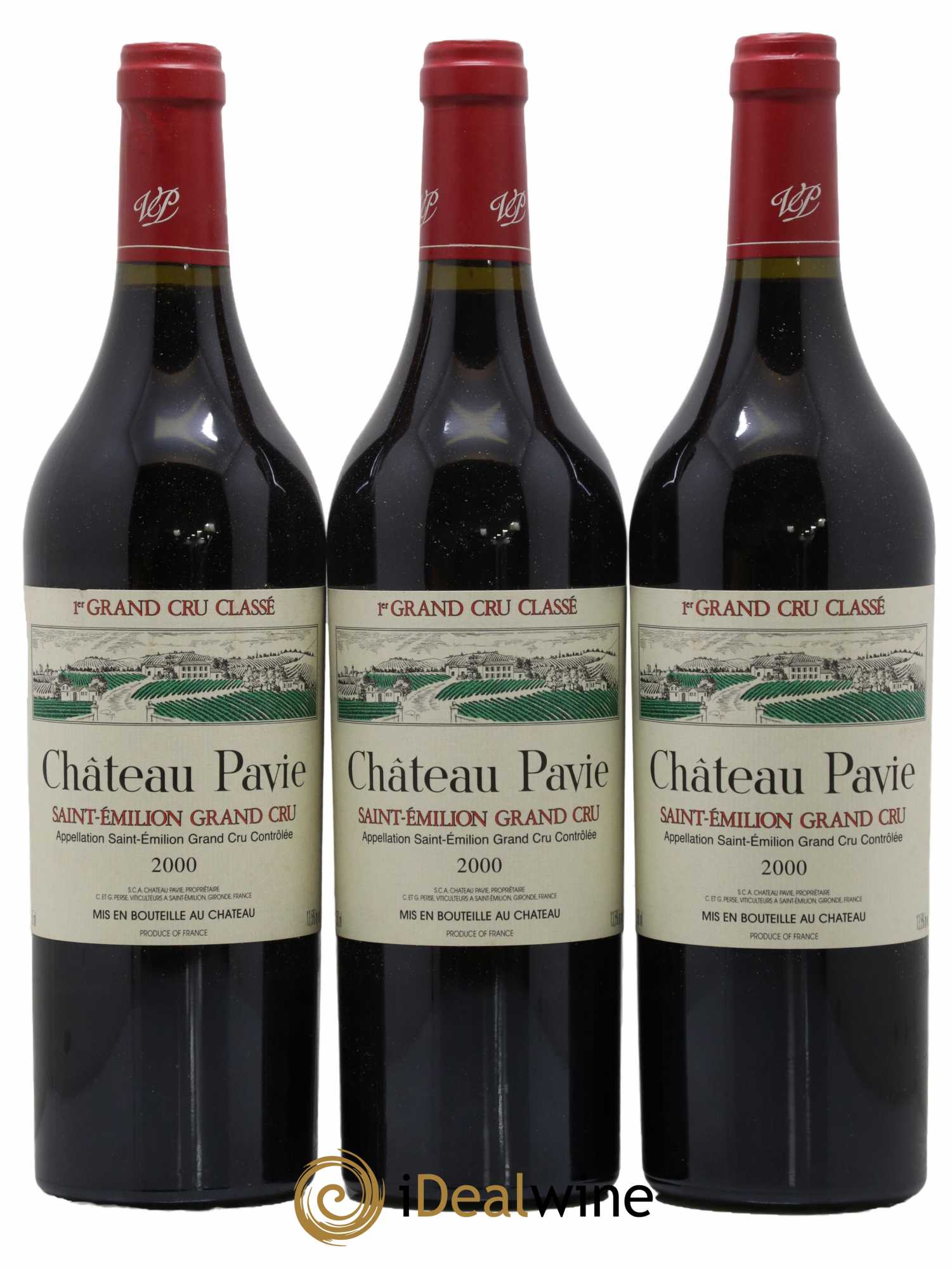 Château Pavie 1er Grand Cru Classé A 2000 - Lot de 12 bouteilles - 2
