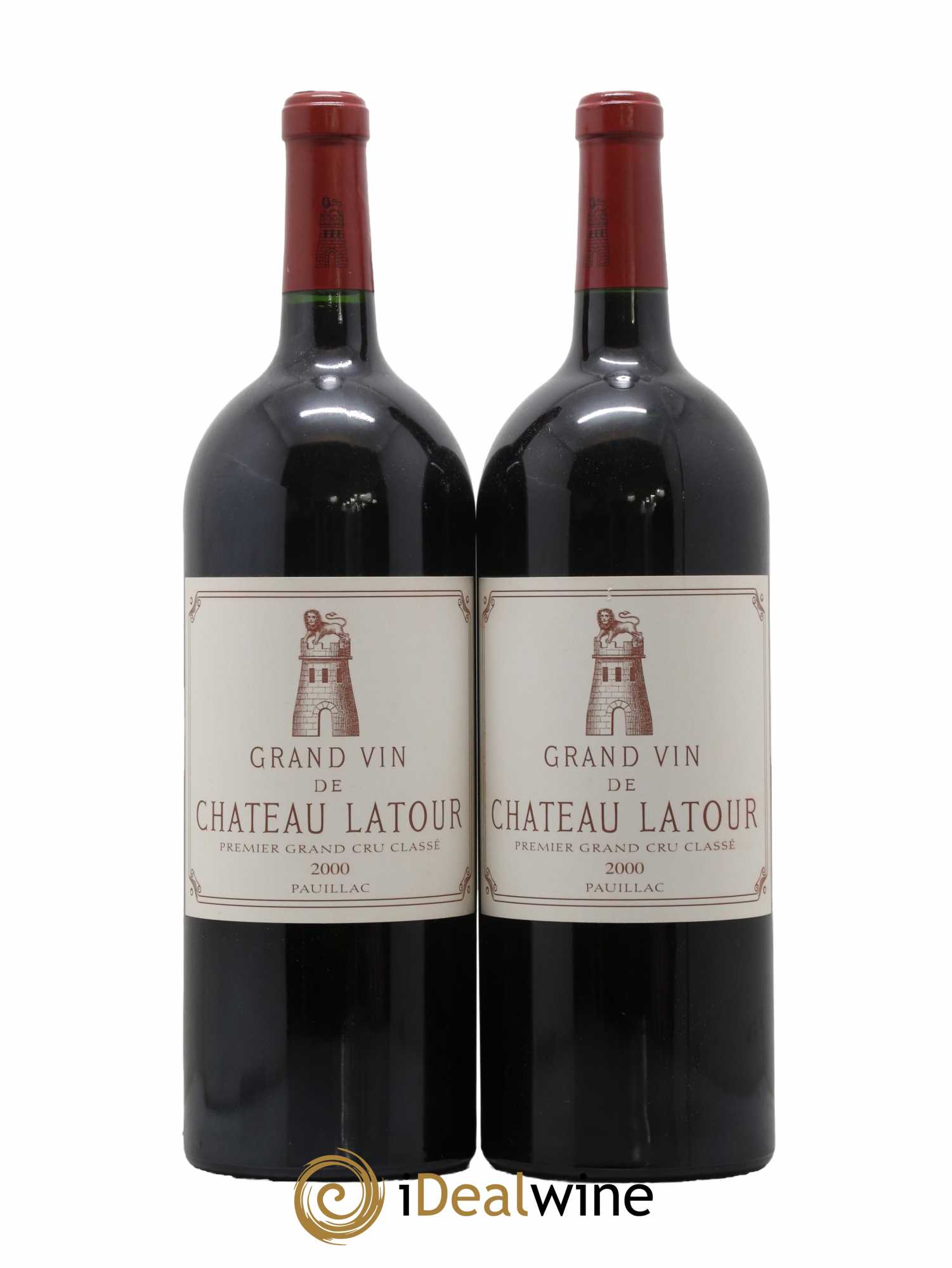 Caisse Carré d'As Petrus, Latour, Haut Brion, Margaux 2000 - Lot de 8 magnums - 5