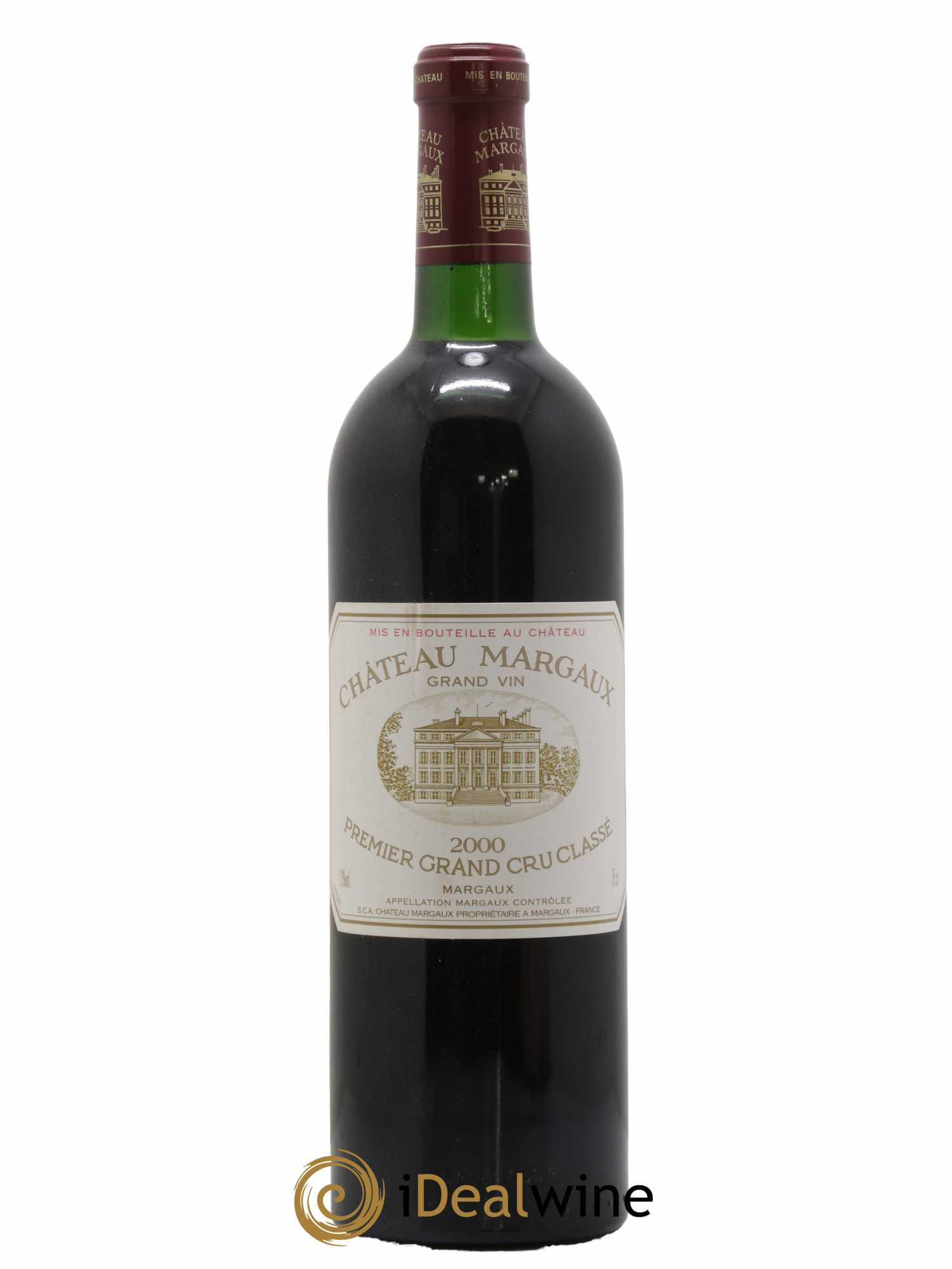 Château Margaux 1er Grand Cru Classé 2000 - Lot de 1 bouteille - 0