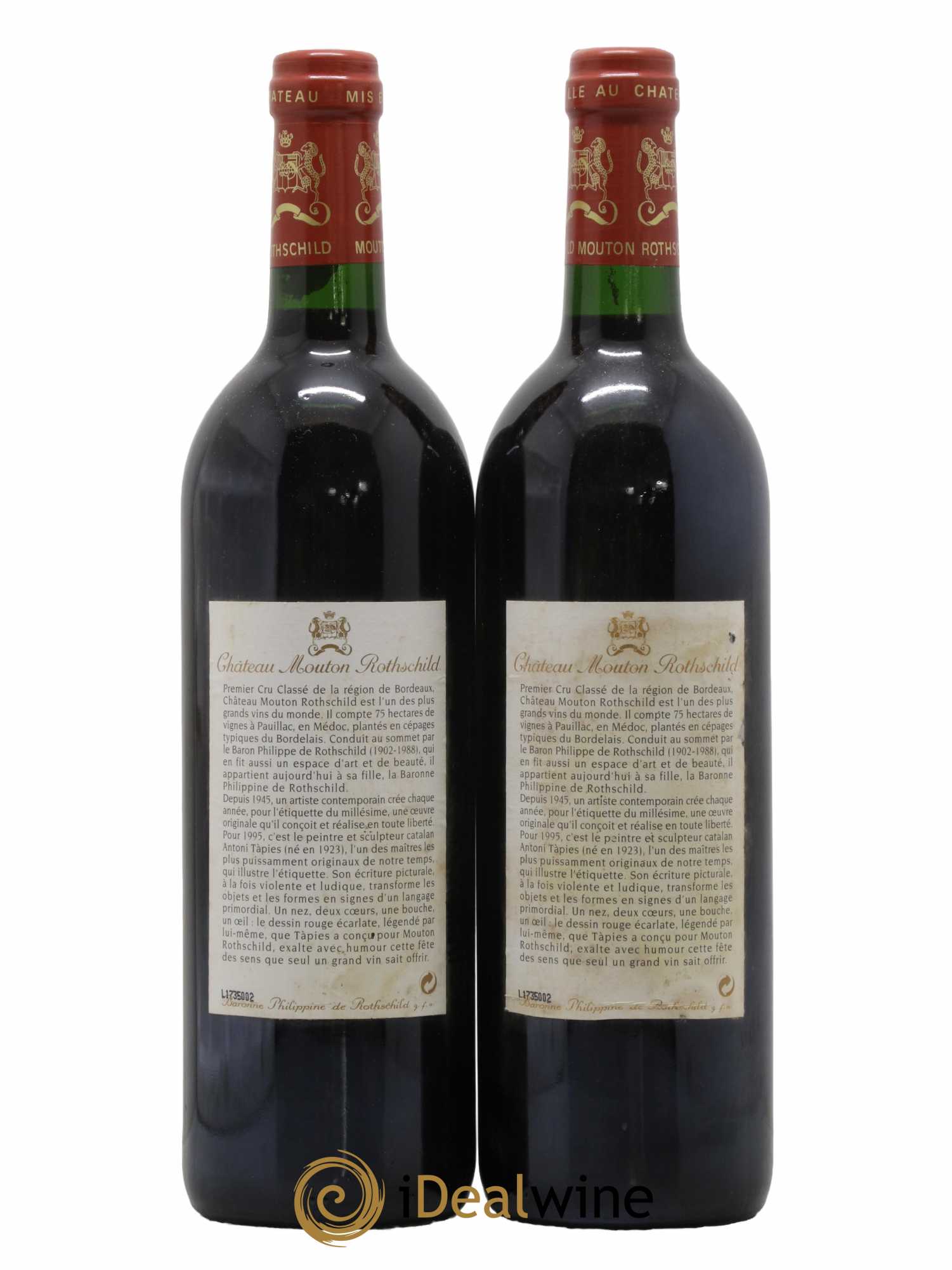 Caisse Primeurs 1995 - Posten von 12 Flaschen - 9