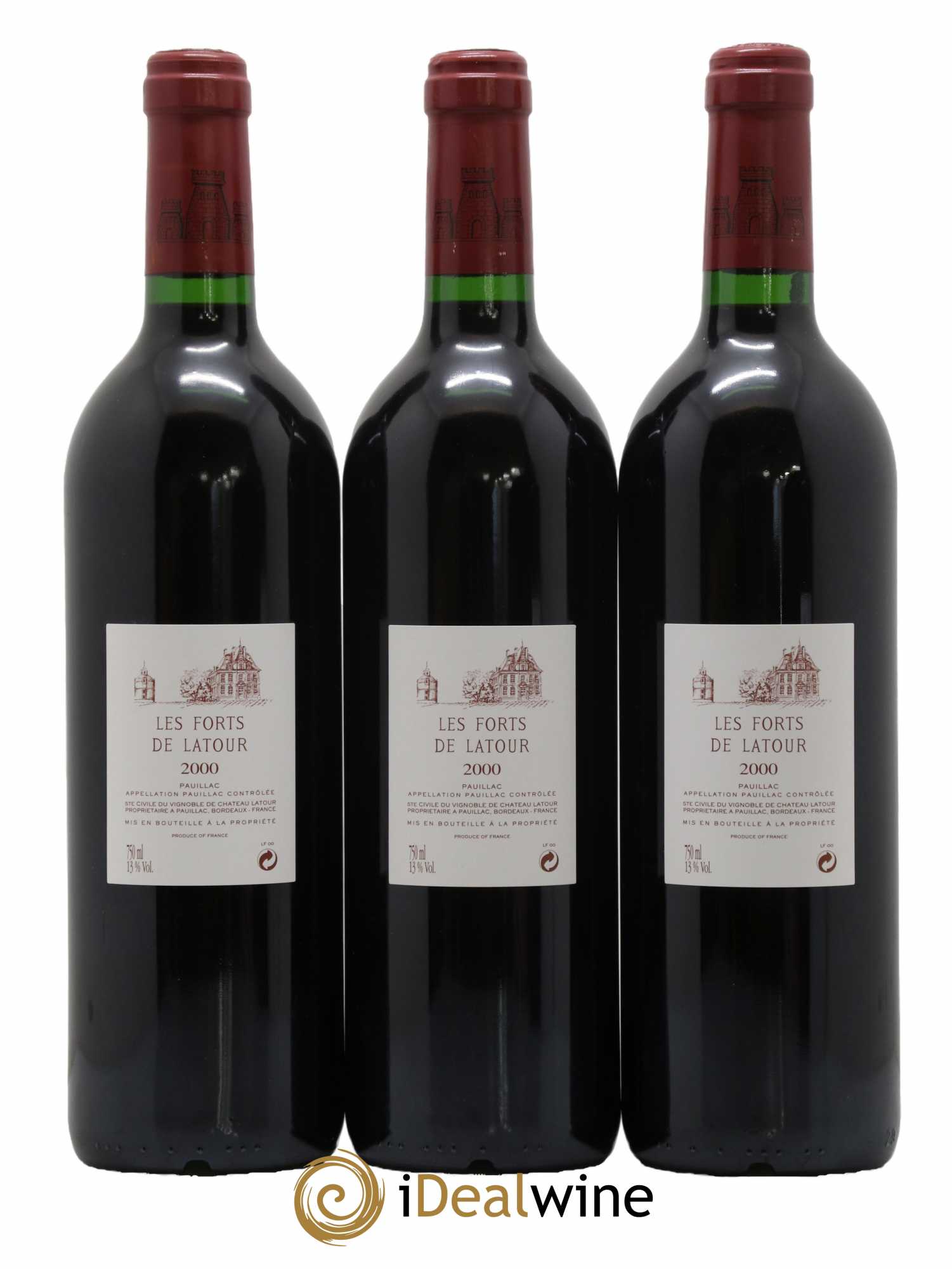 Les Forts de Latour Second Vin 2000 - Lot de 12 bouteilles - 6