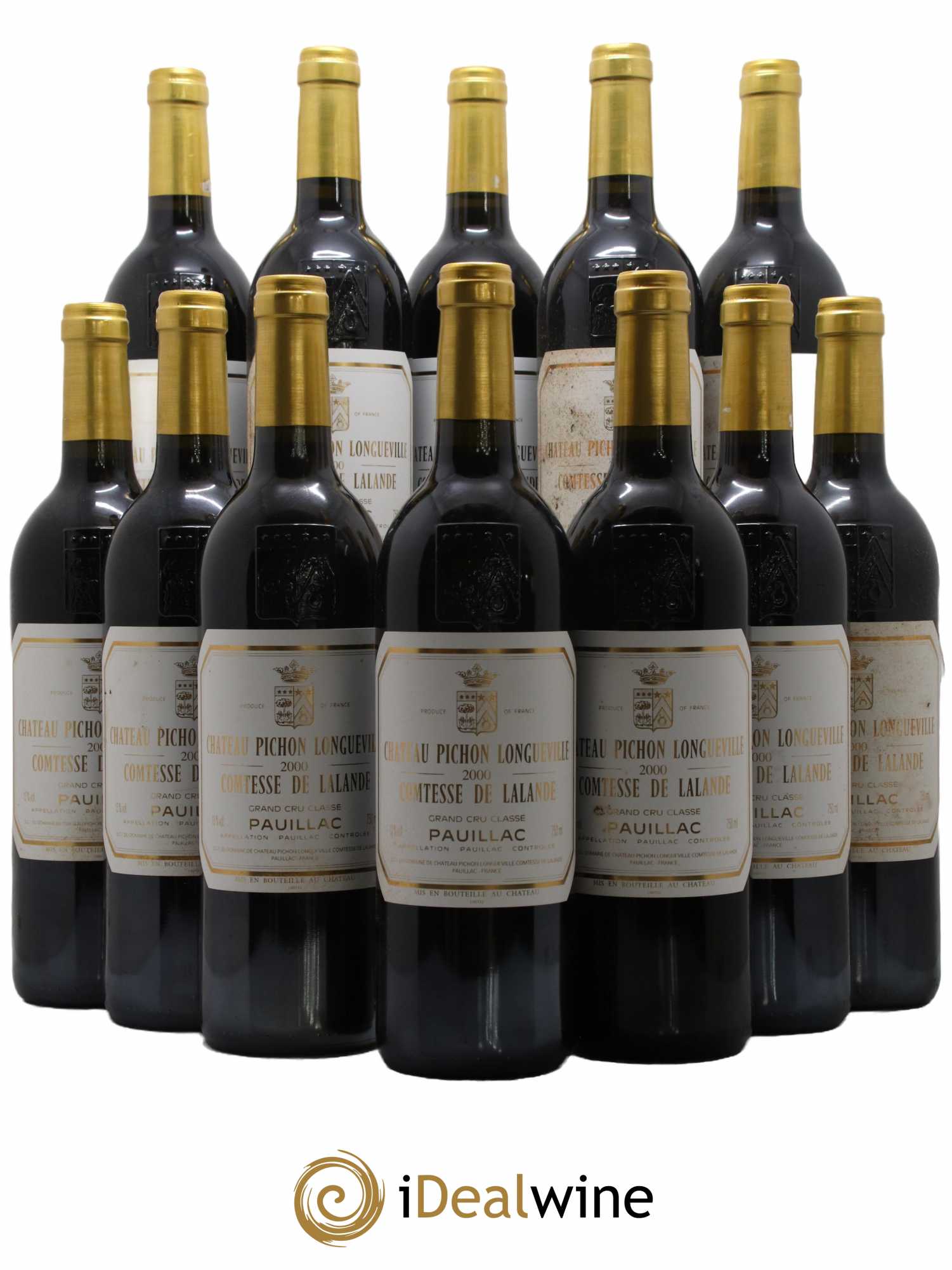 Château Pichon Longueville Comtesse de Lalande 2ème Grand Cru Classé 2000 - Lot de 12 bouteilles - 0