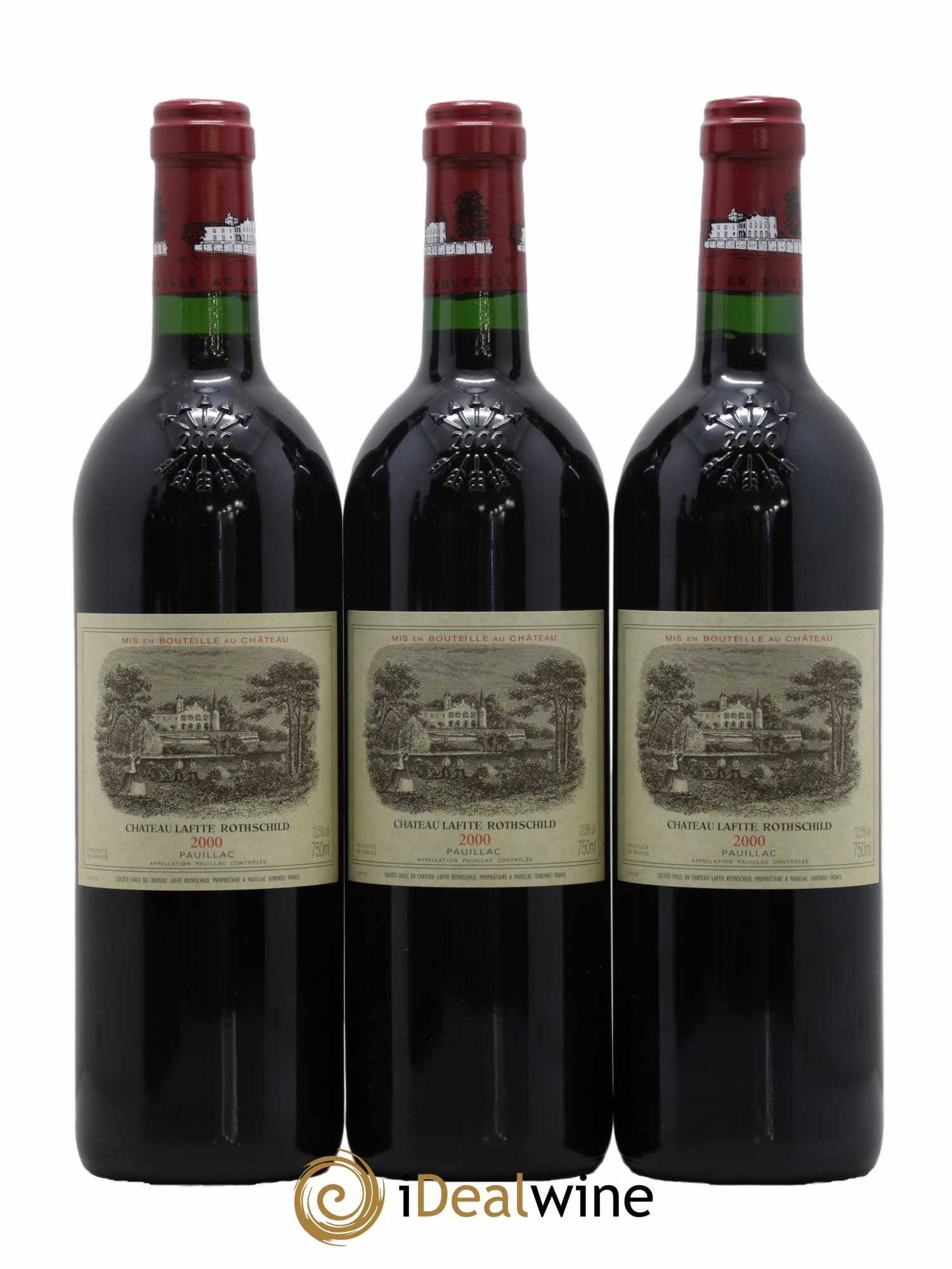 Château Lafite Rothschild 1er Grand Cru Classé 2000 - Posten von 6 Flaschen - 2