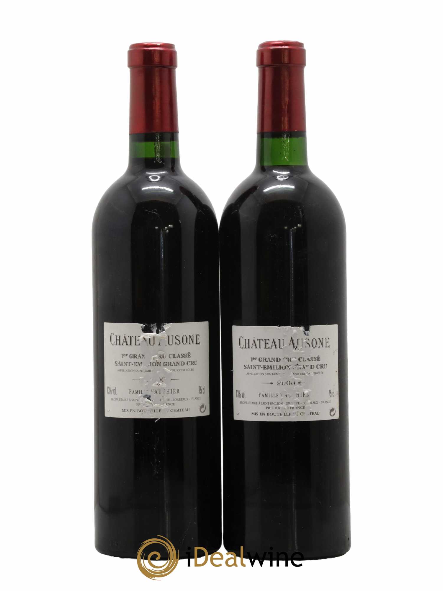 Château Ausone 1er Grand Cru Classé A 2000 - Lot de 2 bouteilles - 1