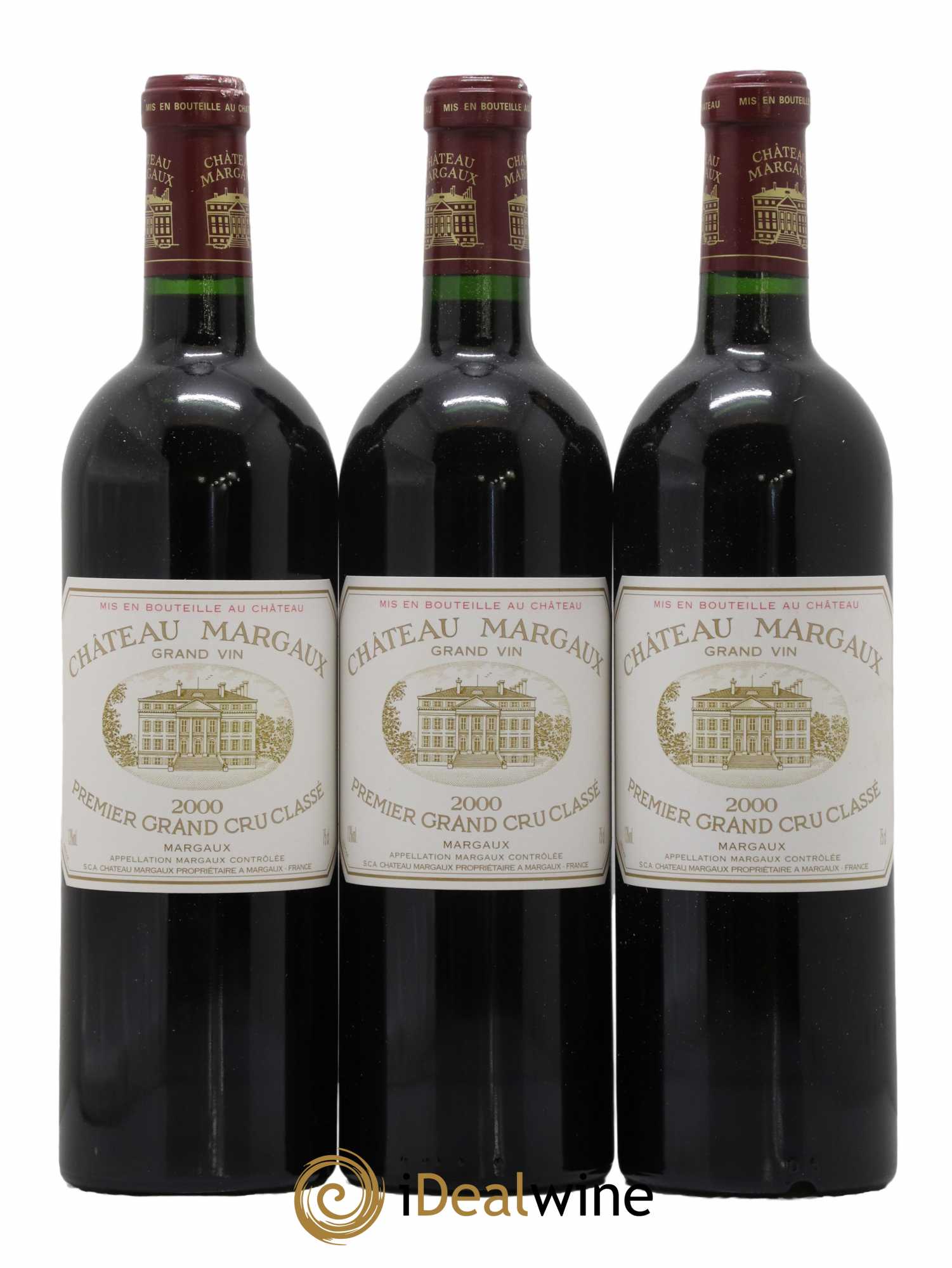 Caisse Primeurs Haut Brion, Latour, Petrus, Margaux 2000 - Lot de 12 bouteilles - 5