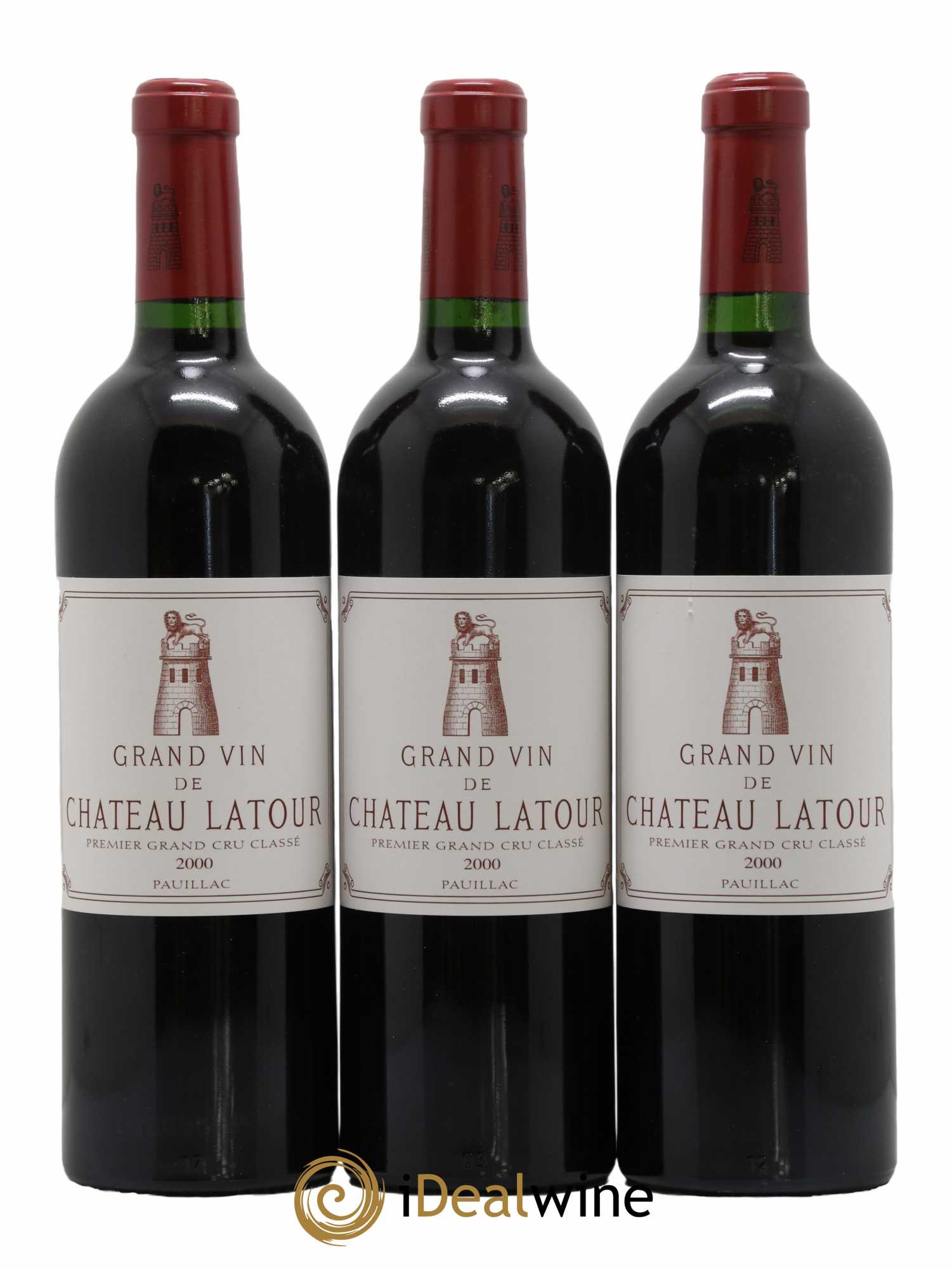 Caisse Primeurs Haut Brion, Latour, Petrus, Margaux 2000 - Lot de 12 bouteilles - 7