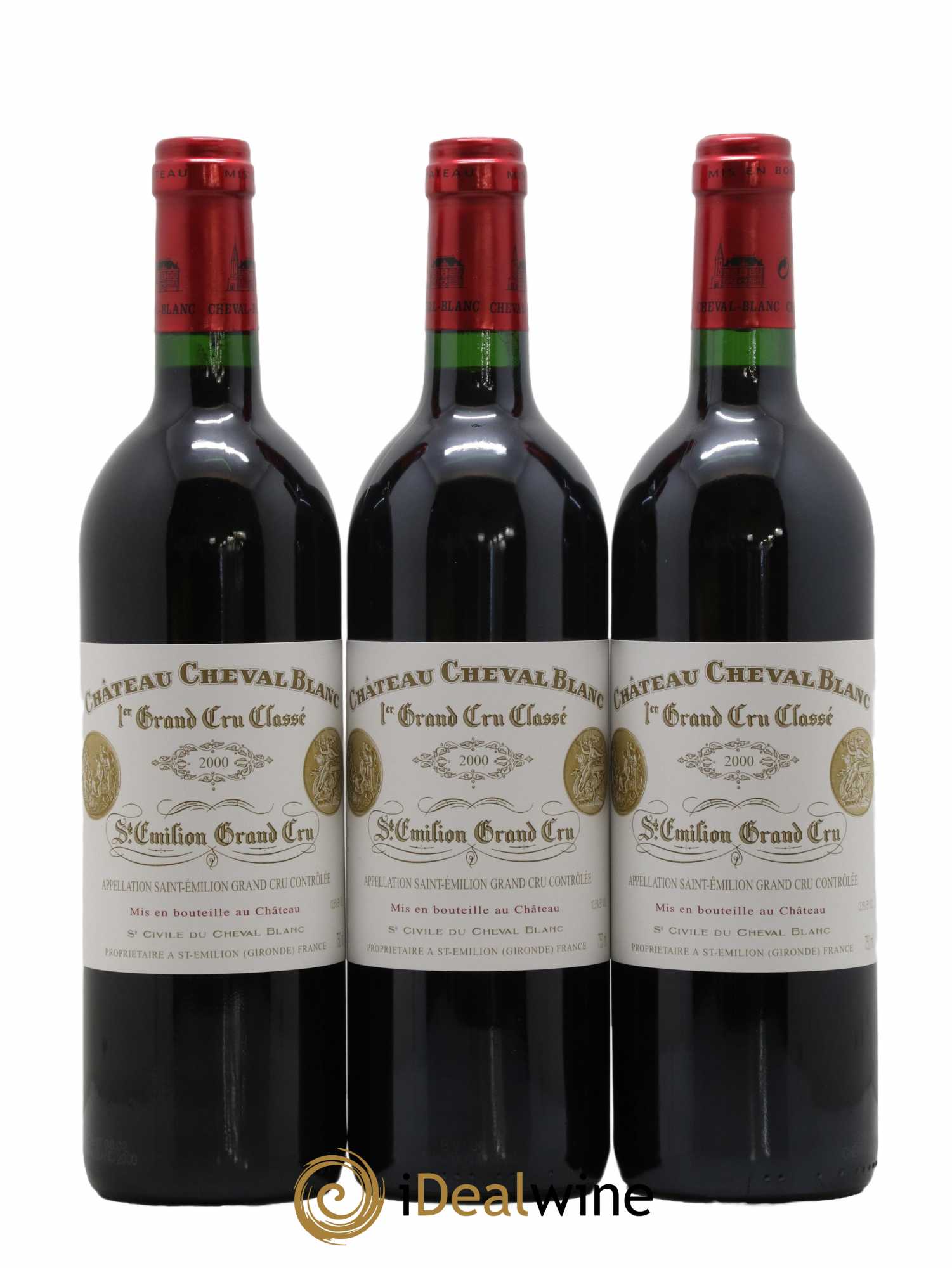 Château Cheval Blanc 1er Grand Cru Classé A 2000 - Lot de 6 bouteilles - 2