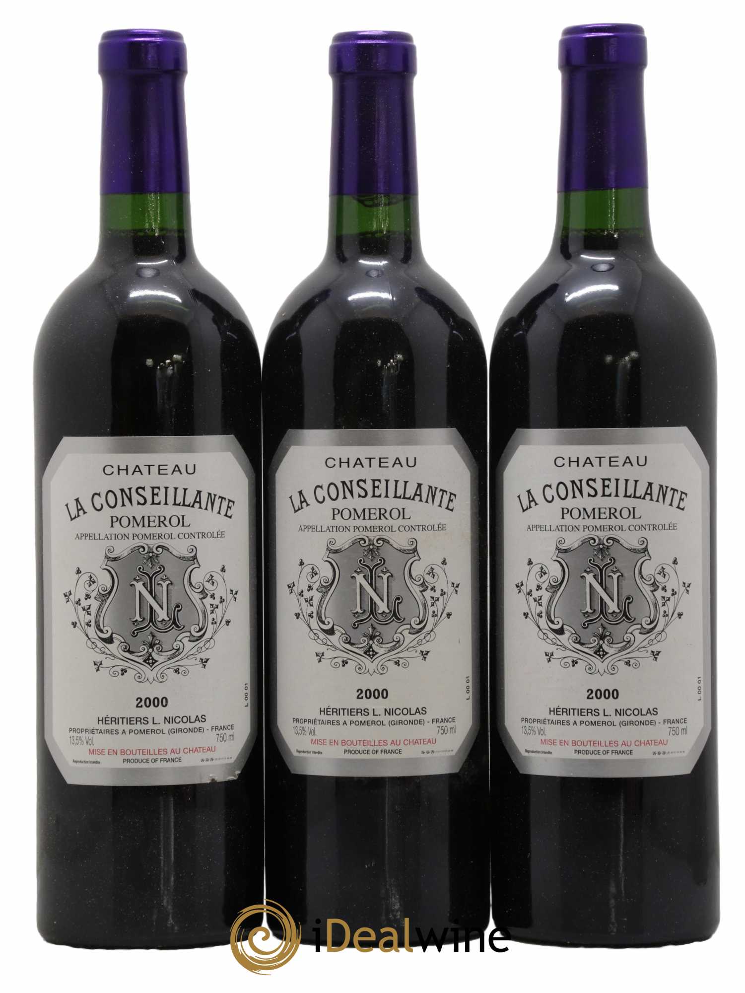 Château la Conseillante 2000 - Lot de 12 bouteilles - 2