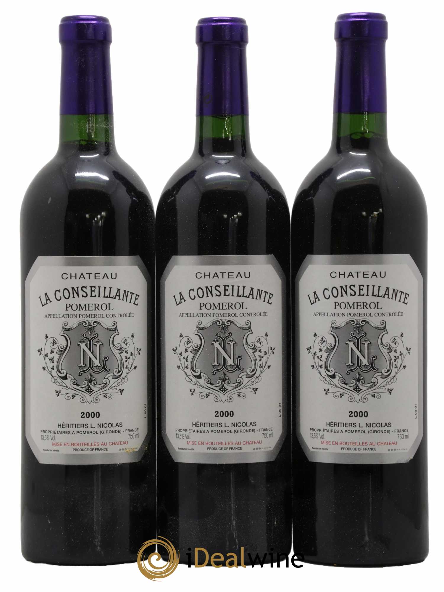 Château la Conseillante 2000 - Lot de 12 bouteilles - 4