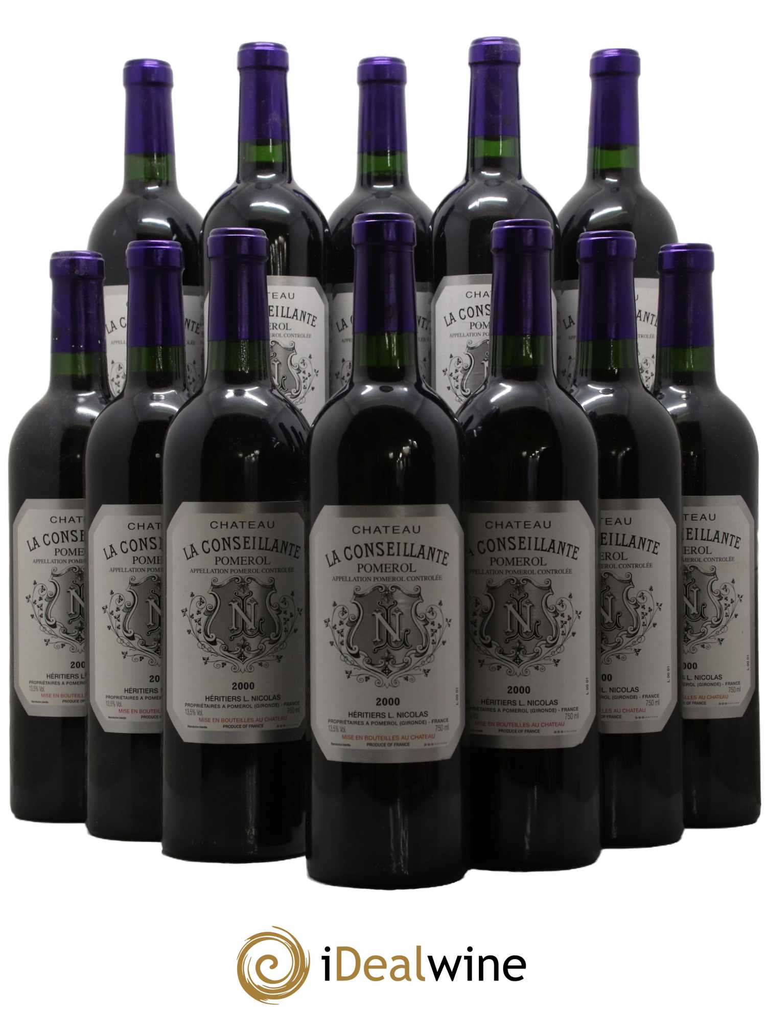 Château la Conseillante 2000 - Lot de 12 bouteilles - 0