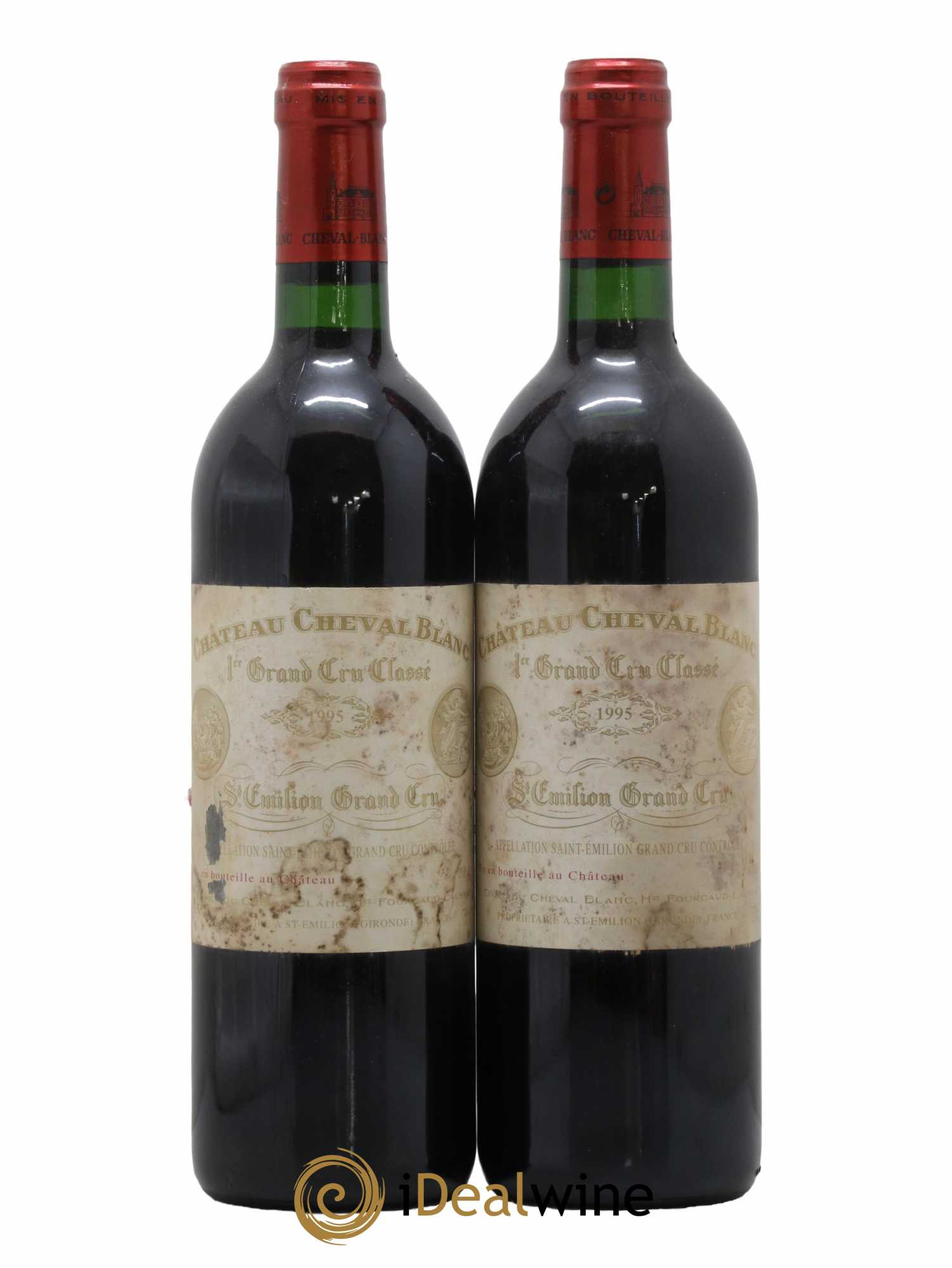 Caisse Primeurs Lafite, Latour, Mouton, Petrus, Cheval Blanc, Margaux 1995 - Lot de 12 bouteilles - 6