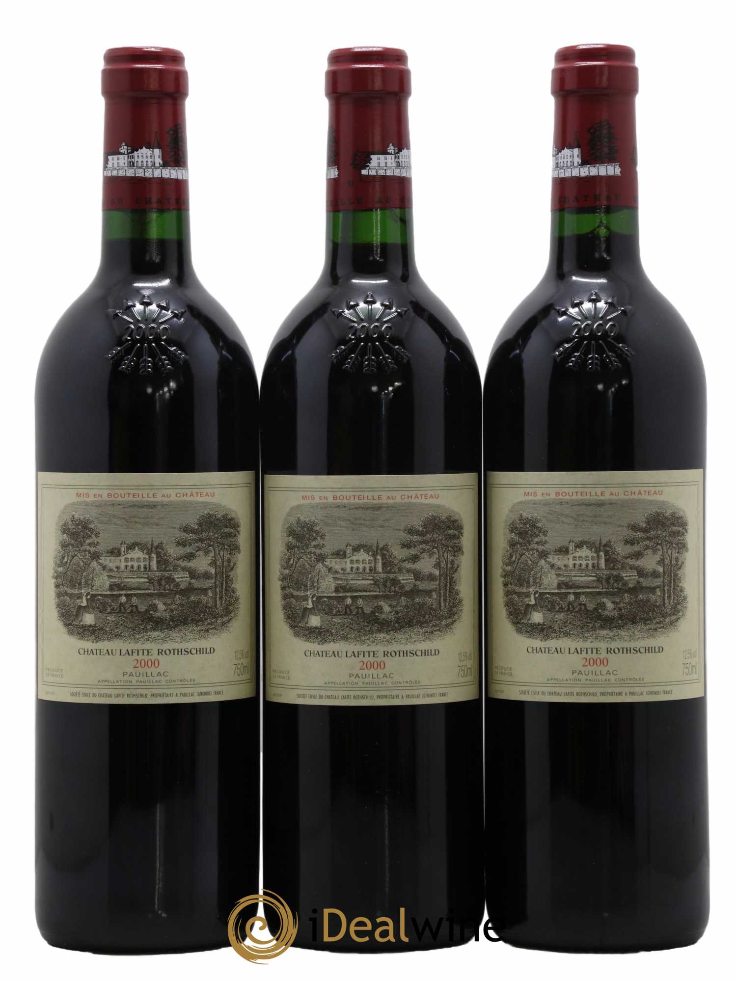 Château Lafite Rothschild 1er Grand Cru Classé 2000 - Lot de 6 bouteilles - 2