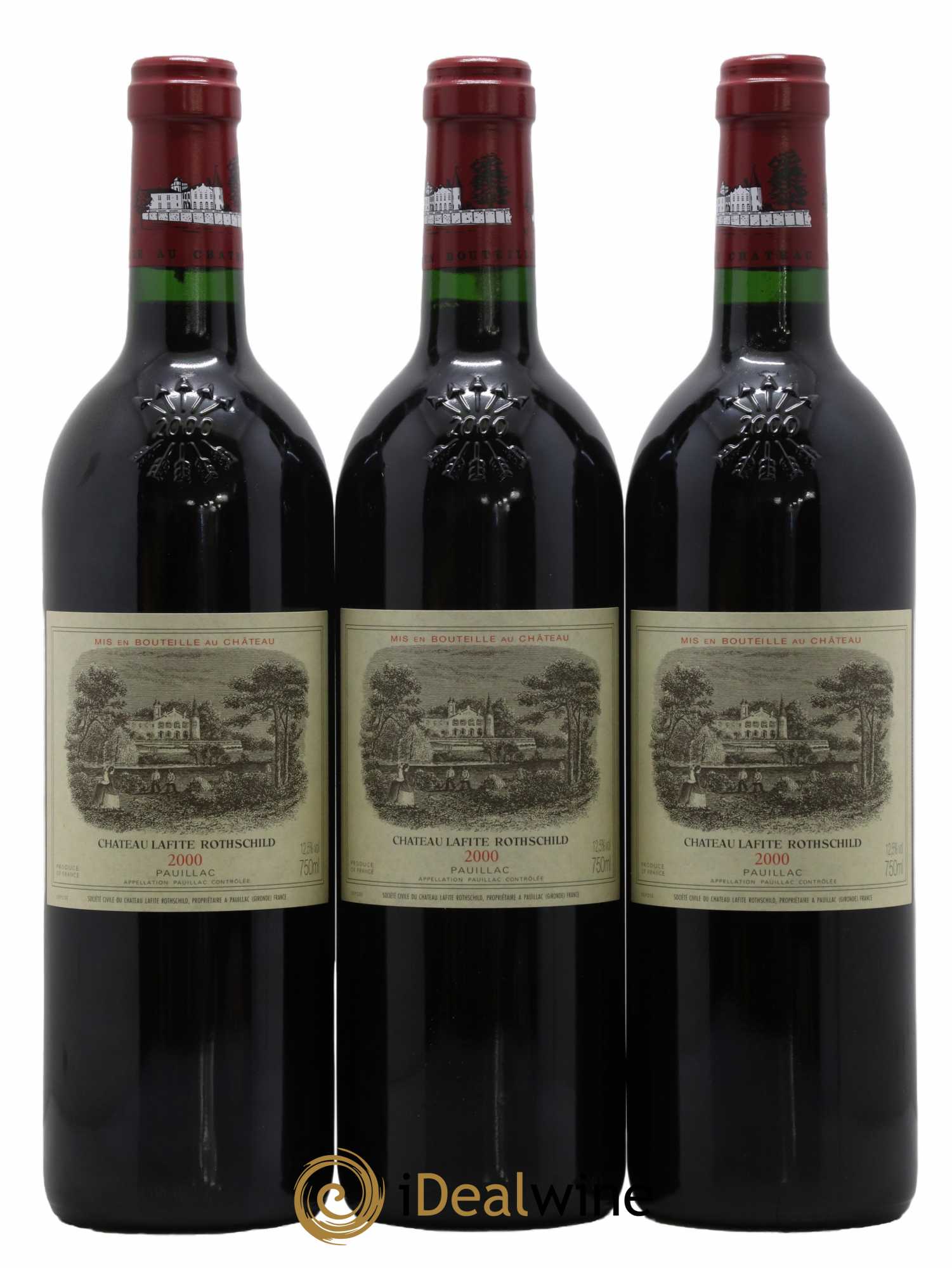Château Lafite Rothschild 1er Grand Cru Classé 2000 - Lot de 6 bouteilles - 3