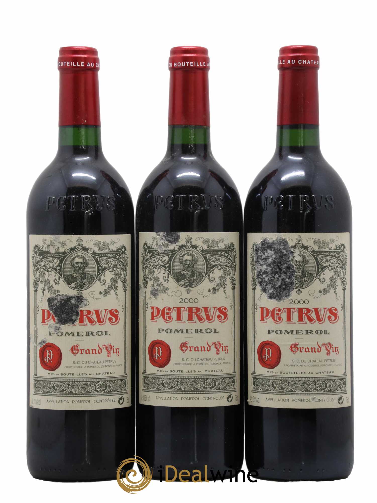 Petrus 2000 - Lot de 3 bouteilles - 0