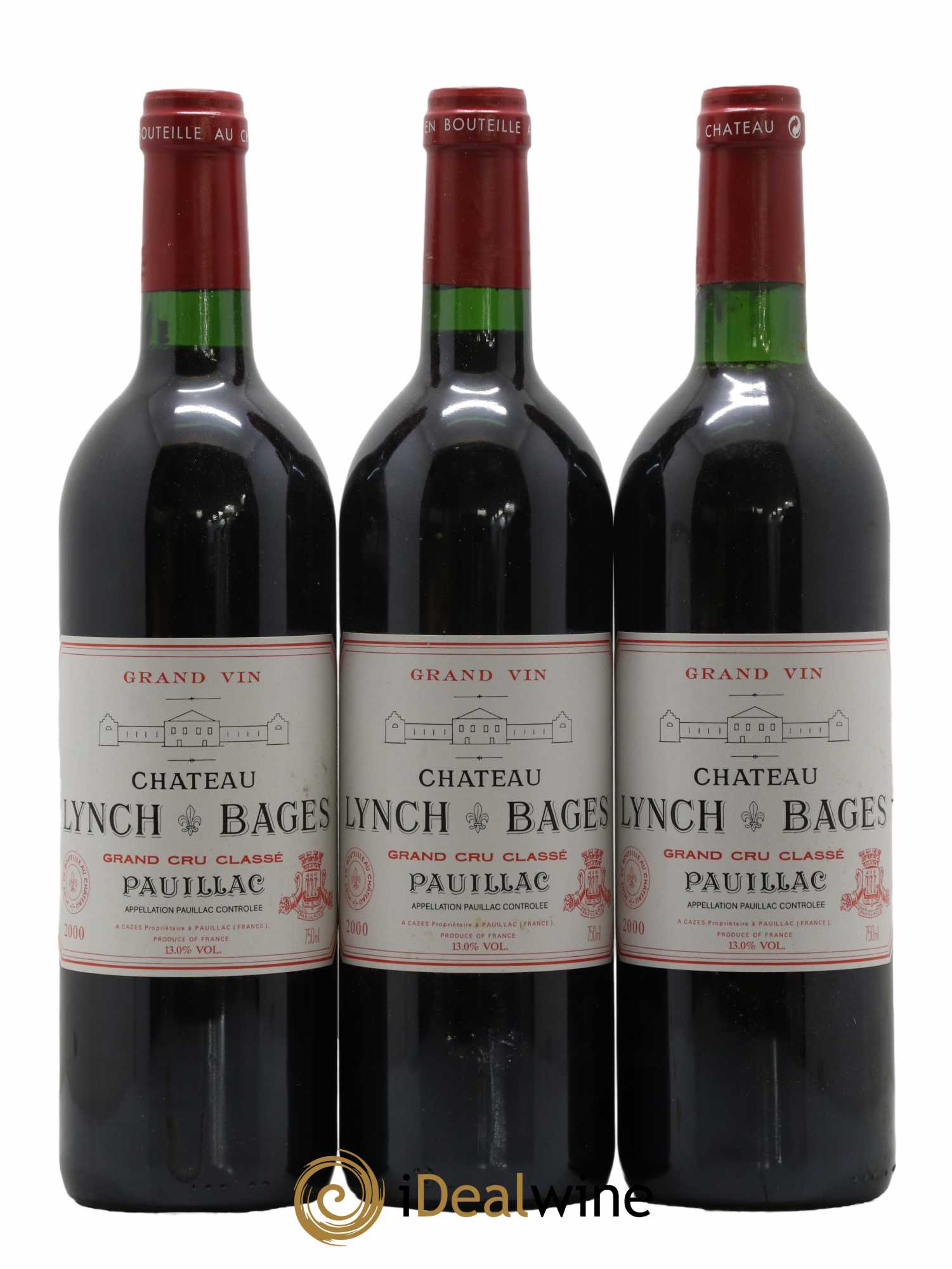 Château Lynch Bages 5ème Grand Cru Classé 2000 - Lot de 12 bouteilles - 1