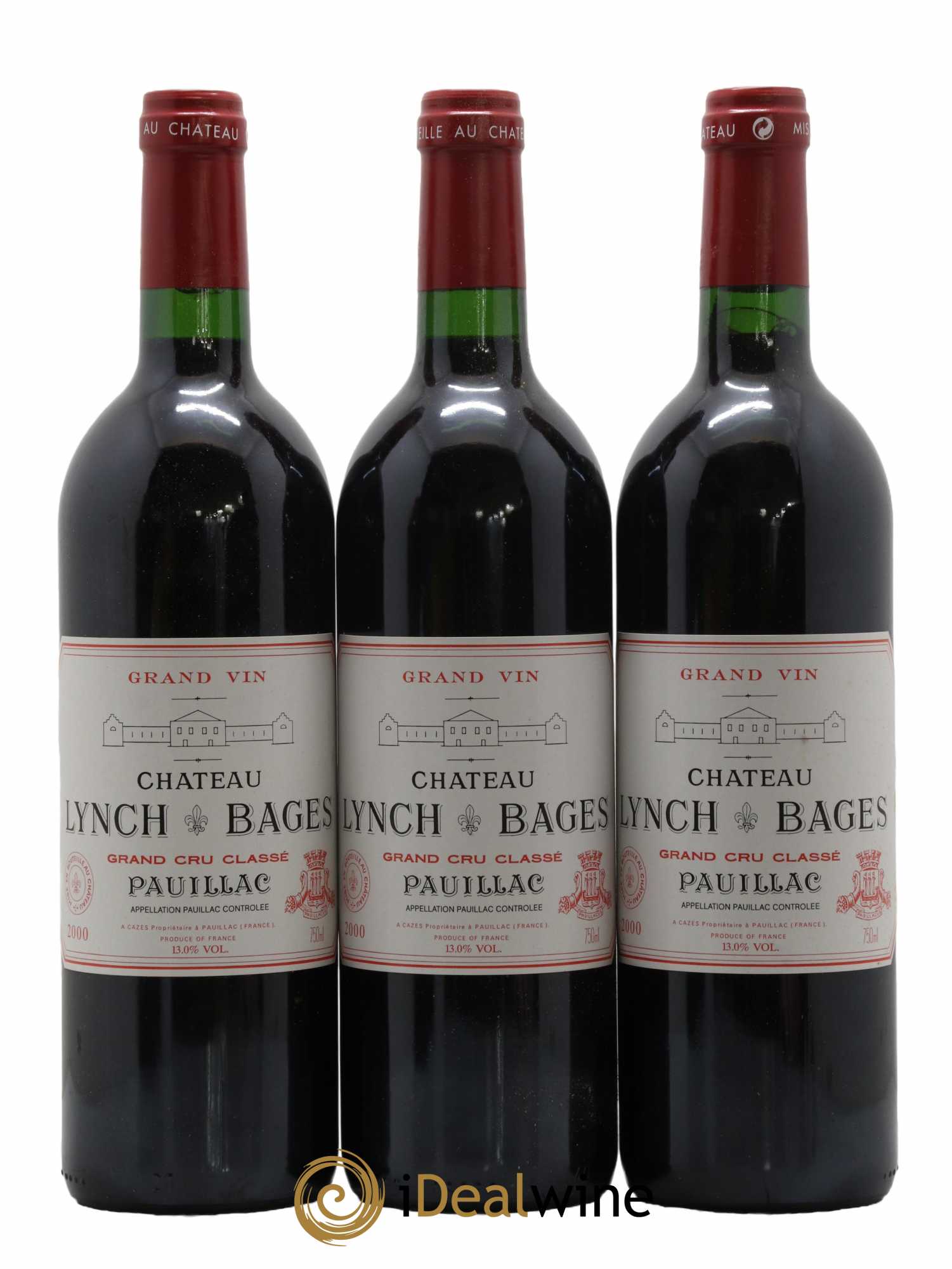 Château Lynch Bages 5ème Grand Cru Classé 2000 - Lot de 12 bouteilles - 2