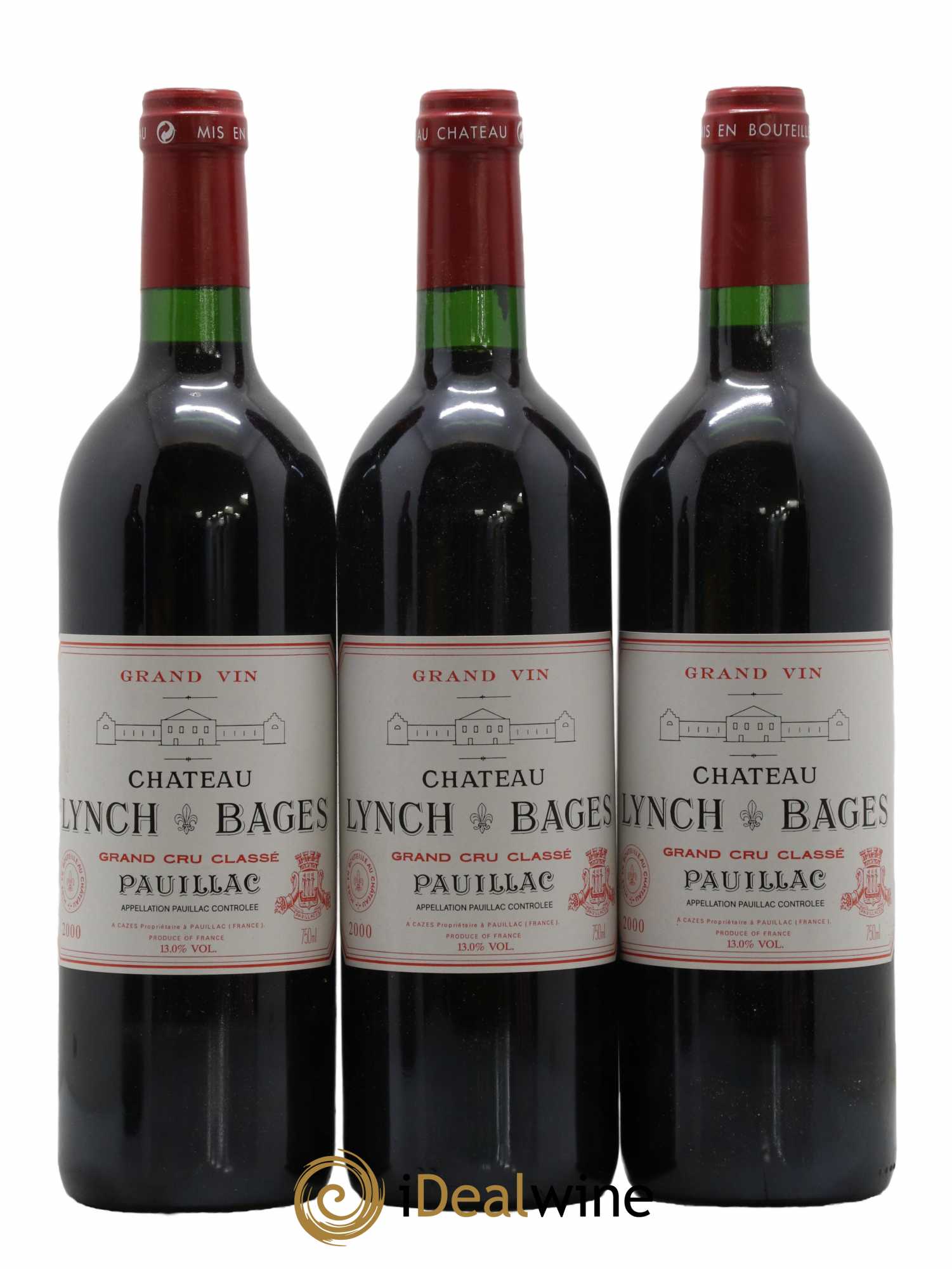 Château Lynch Bages 5ème Grand Cru Classé 2000 - Lot de 12 bouteilles - 3