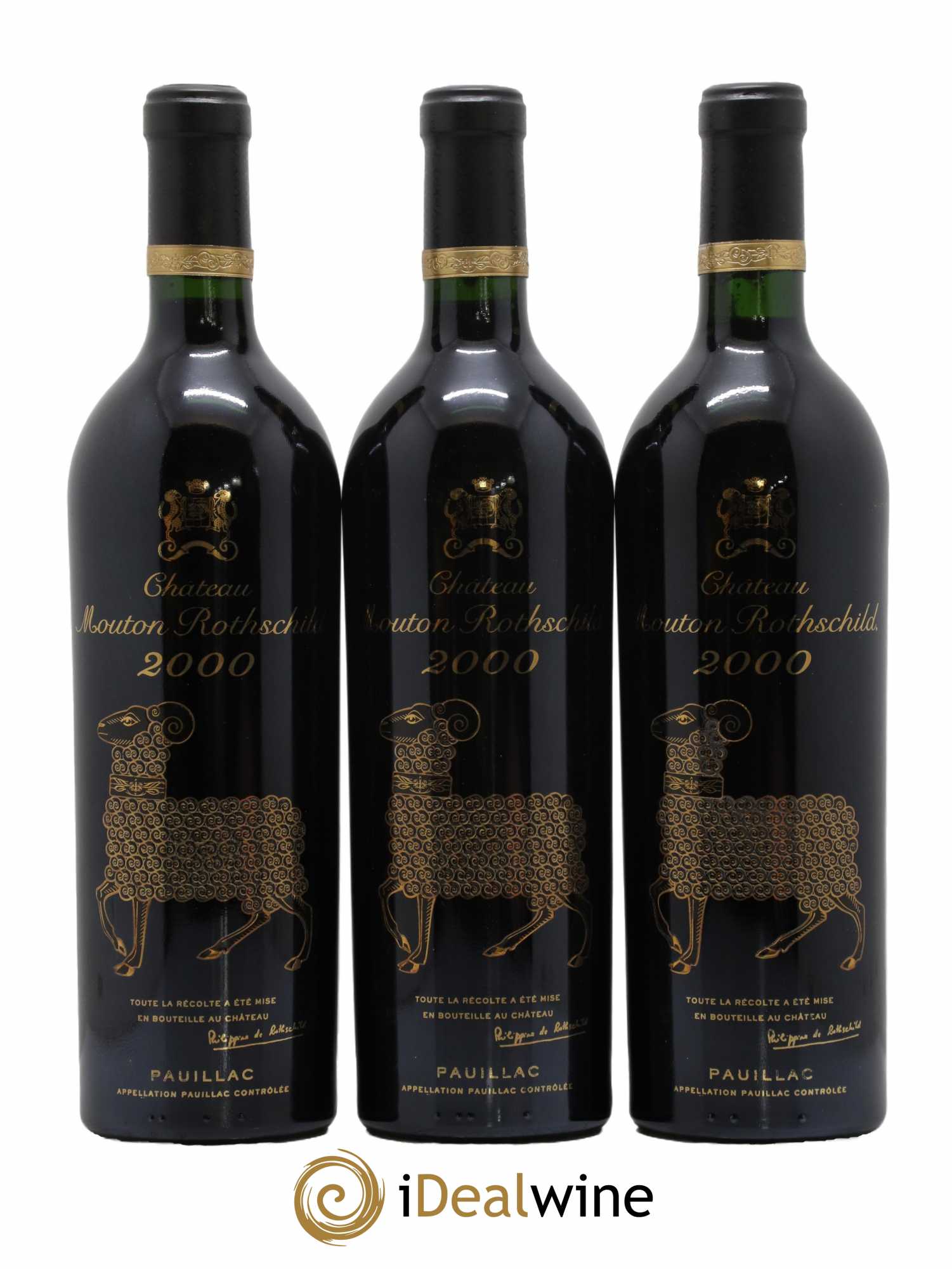 Château Mouton Rothschild 1er Grand Cru Classé 2000 - Lot de 12 bouteilles - 4