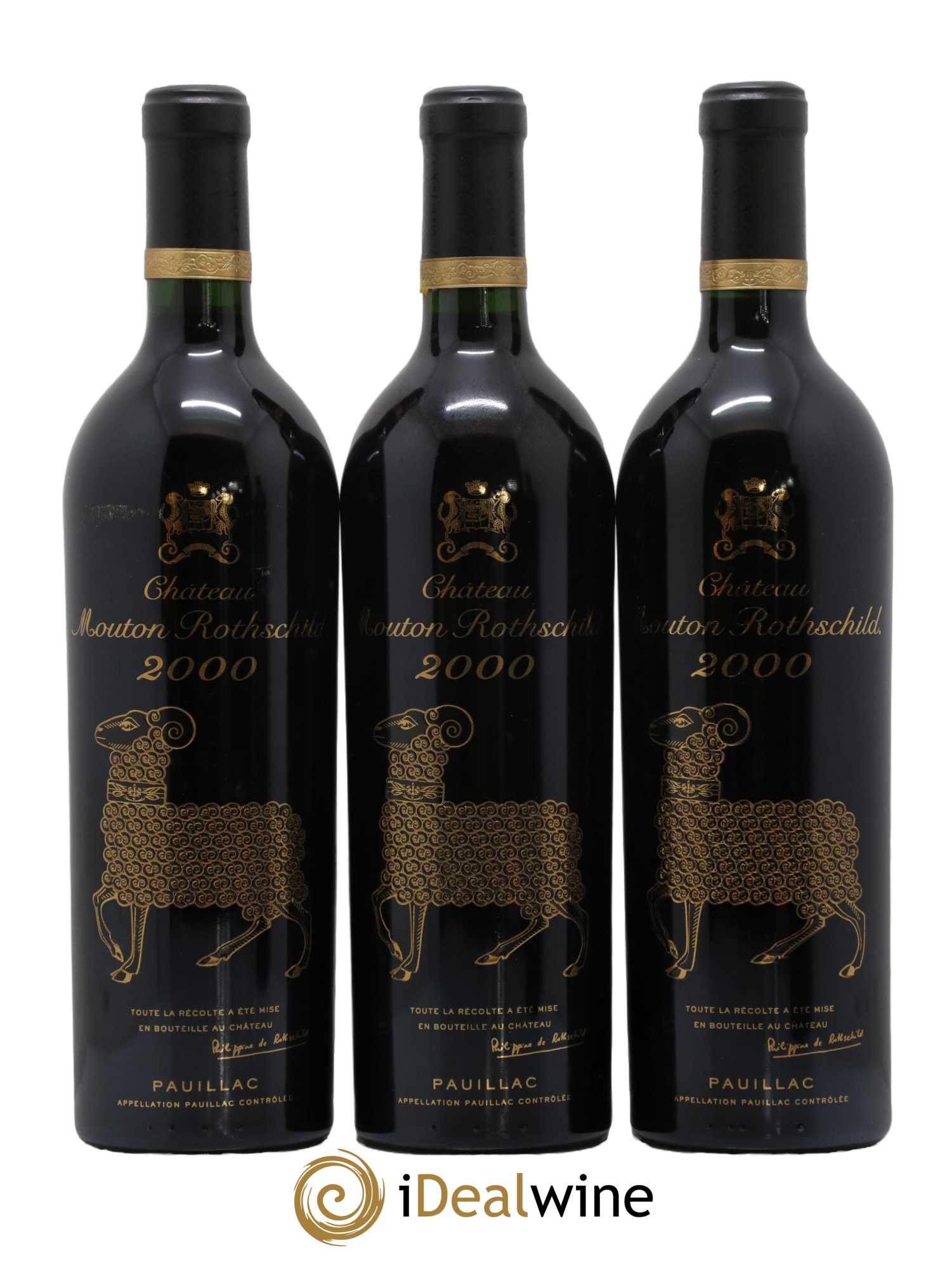 Château Mouton Rothschild 1er Grand Cru Classé 2000 - Posten von 6 Flaschen - 1