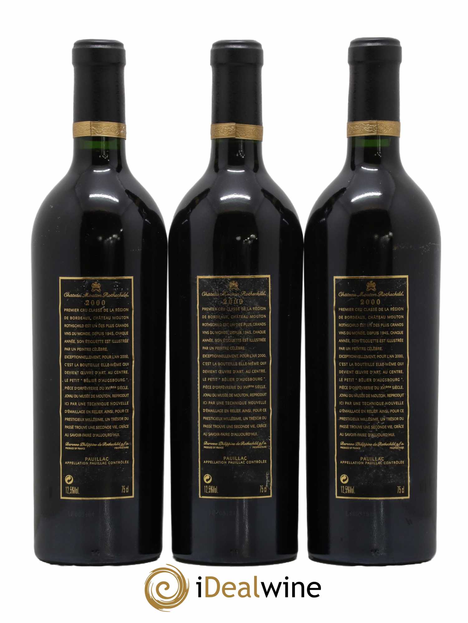 Château Mouton Rothschild 1er Grand Cru Classé 2000 - Posten von 6 Flaschen - 4