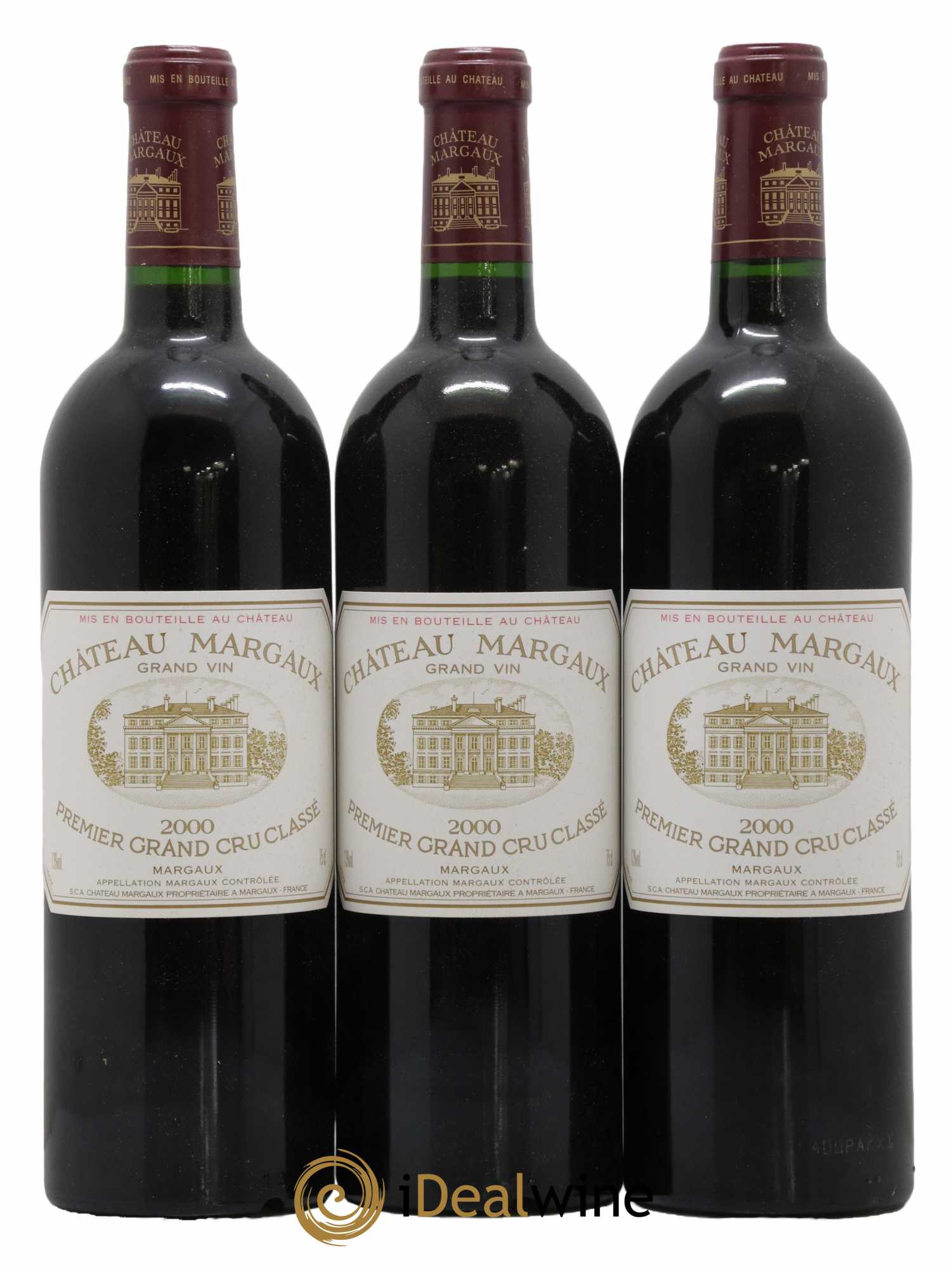 Château Margaux 1er Grand Cru Classé 2000 - Lot de 6 bouteilles - 1