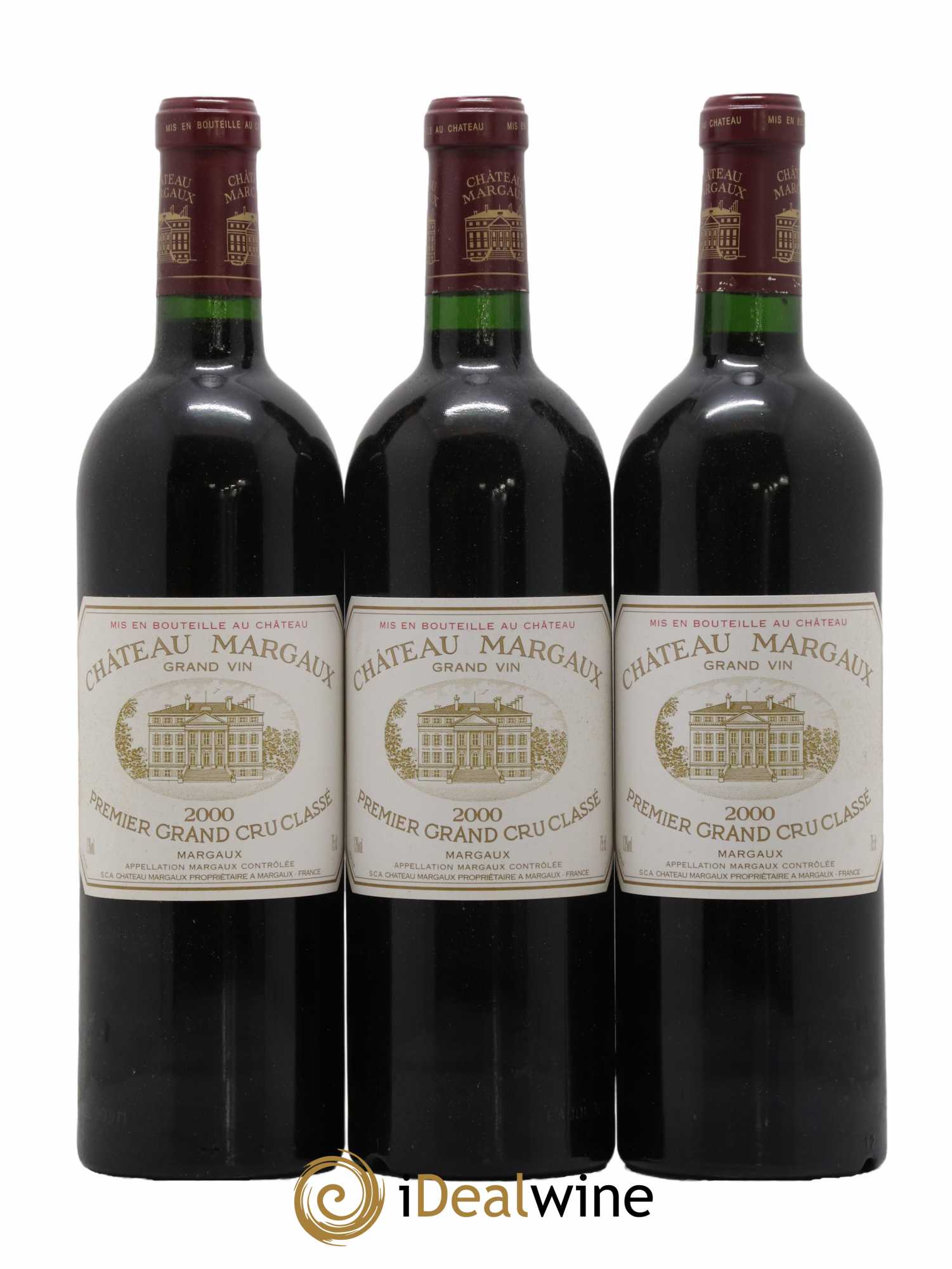 Château Margaux 1er Grand Cru Classé 2000 - Lot de 6 bouteilles - 1