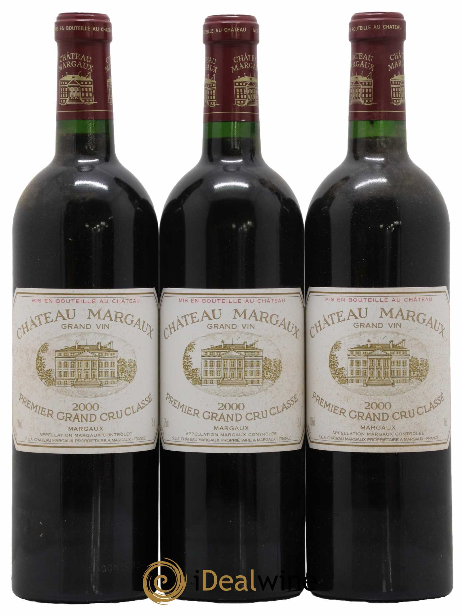 Château Margaux 1er Grand Cru Classé 2000 - Lot de 6 bouteilles - 1
