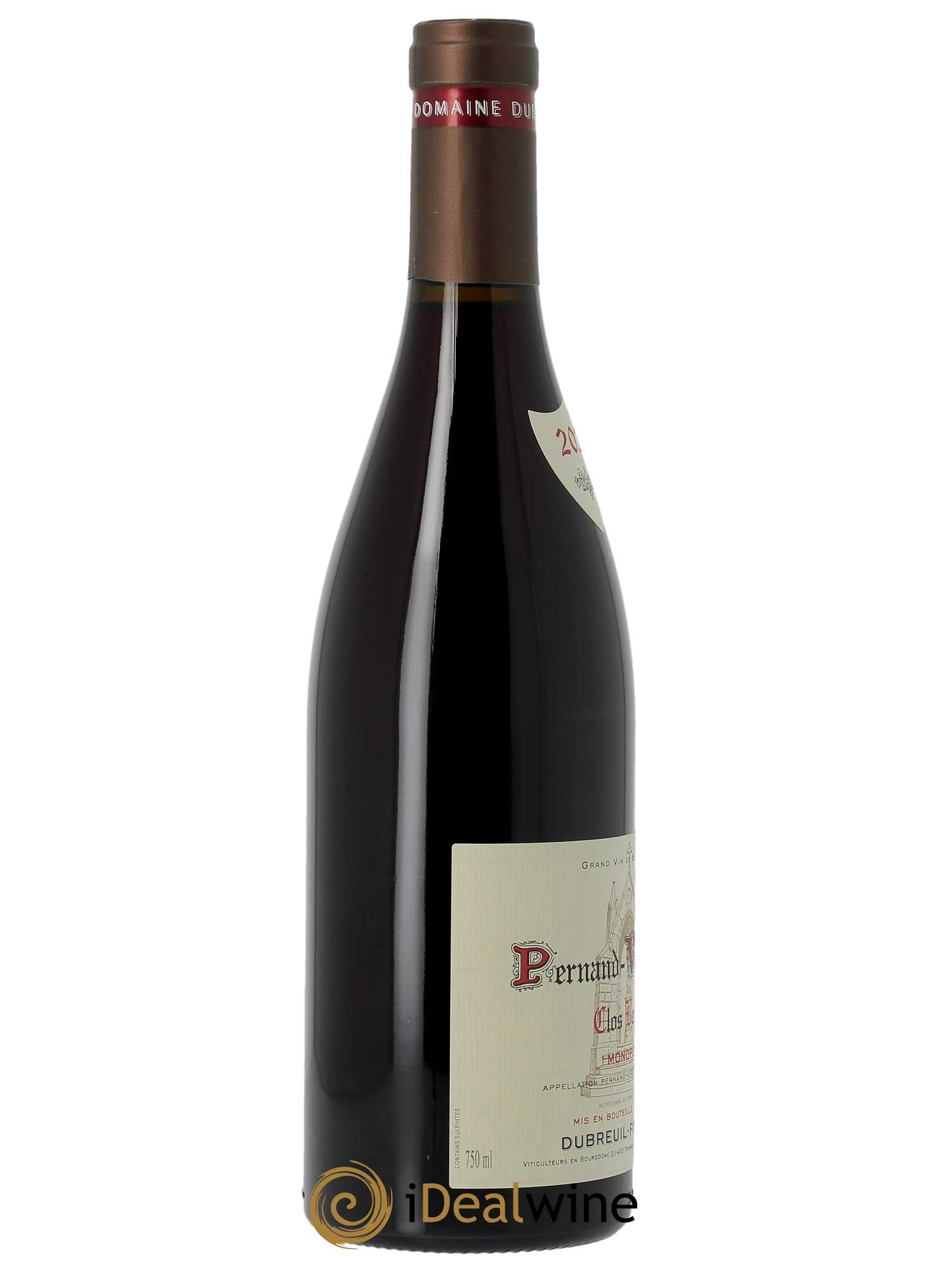 Pernand-Vergelesses Clos Berthet Monopole Domaine Dubreuil Fontaine 2021 - Lot of 1 bottle - 1