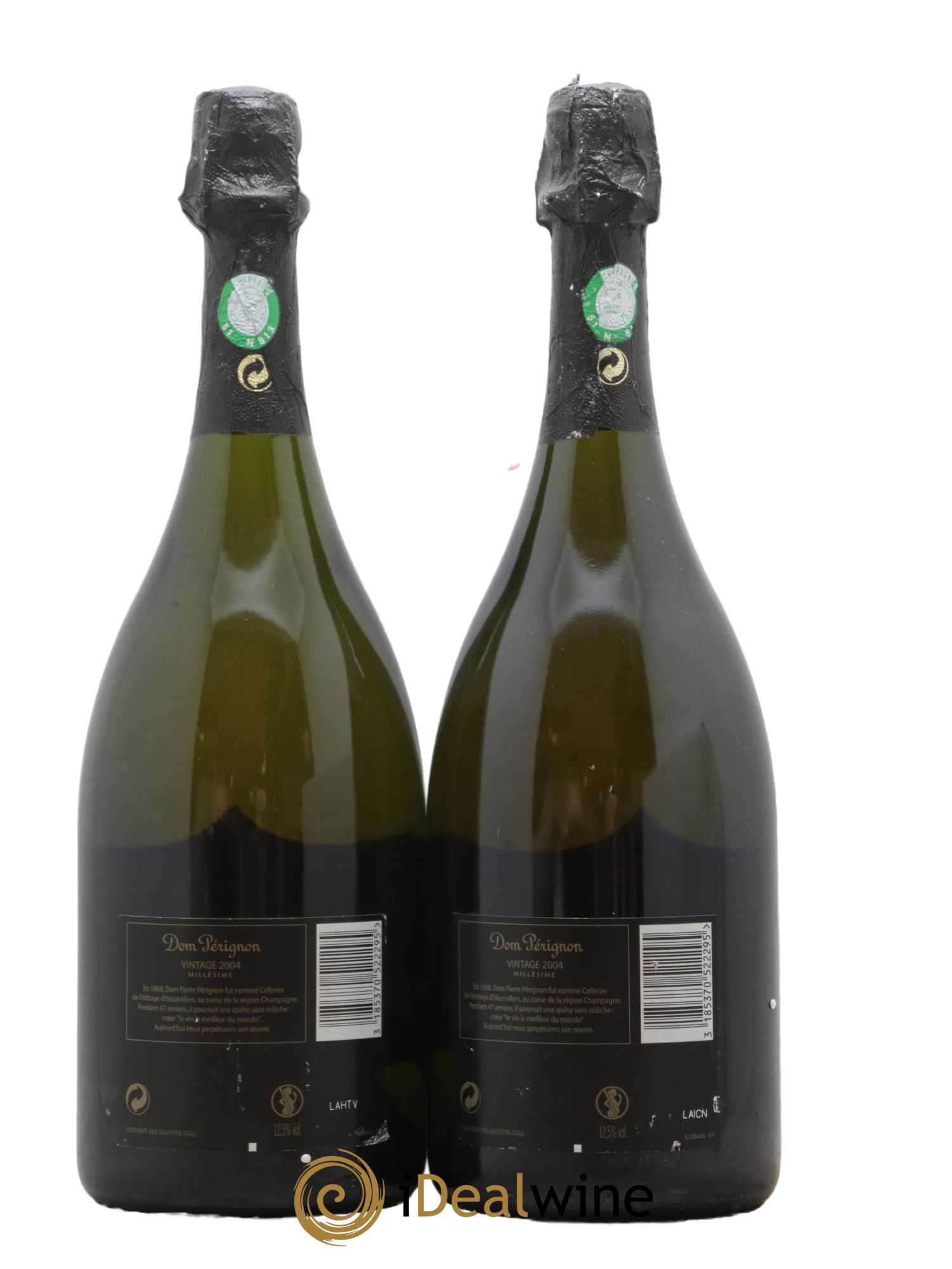 Brut Dom Pérignon 2004 - Lot de 2 bouteilles - 1