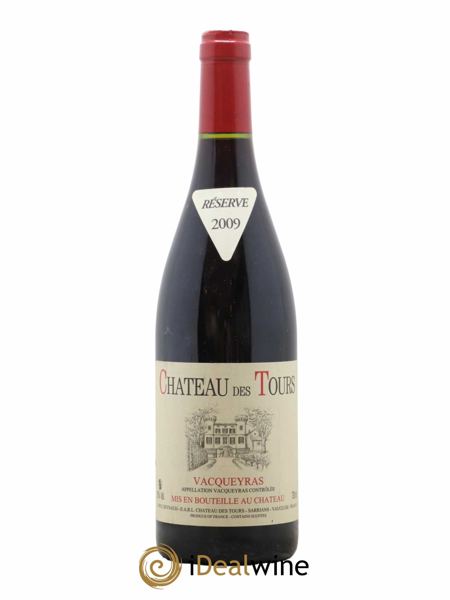 Vacqueyras Château des Tours Emmanuel Reynaud 2009 - Lot de 1 bouteille - 0