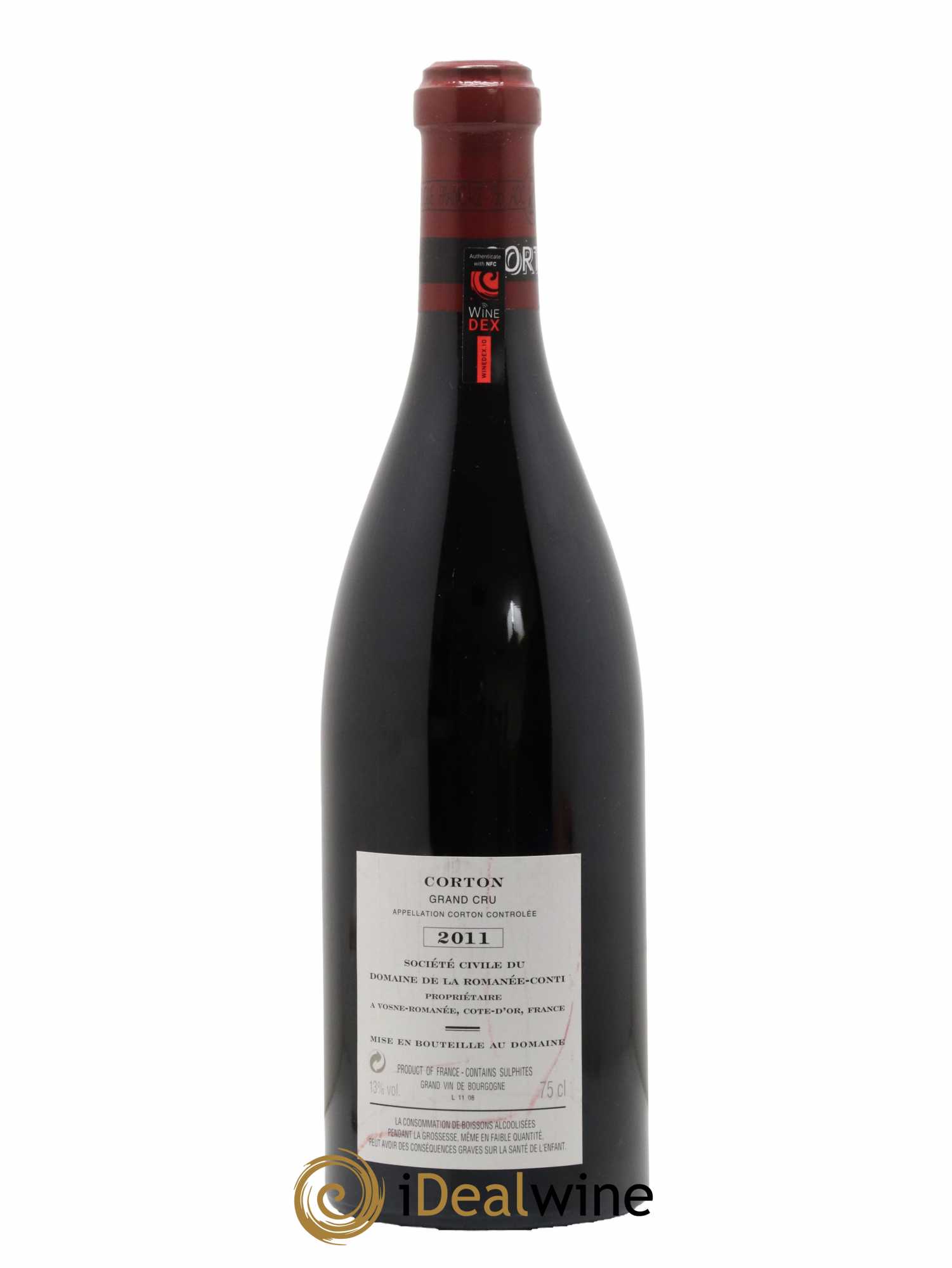 Corton Grand Cru Domaine de la Romanée-Conti 2011 - Lot de 1 bouteille - 1
