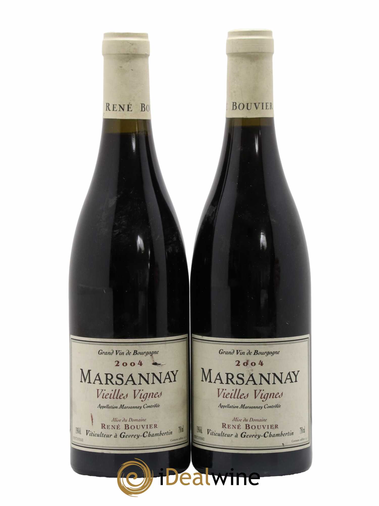 Marsannay Vieilles Vignes René Bouvier 2004 - Lot de 2 bouteilles - 0