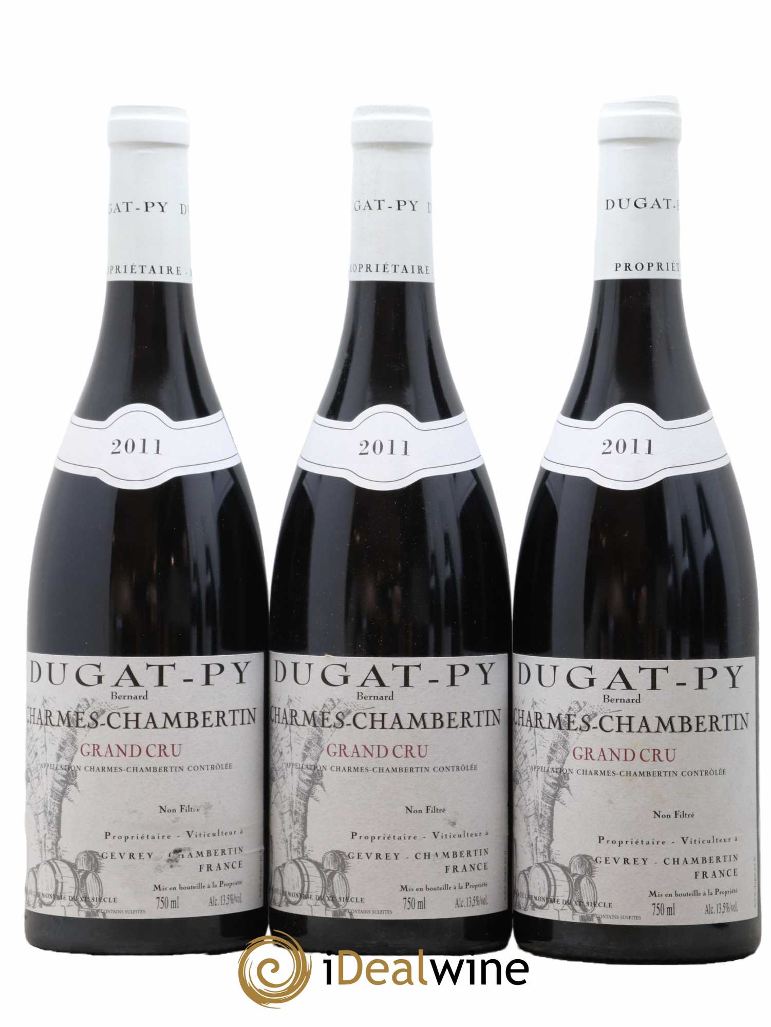 Charmes-Chambertin Grand Cru Dugat-Py 2011 - Lot de 6 bouteilles - 1