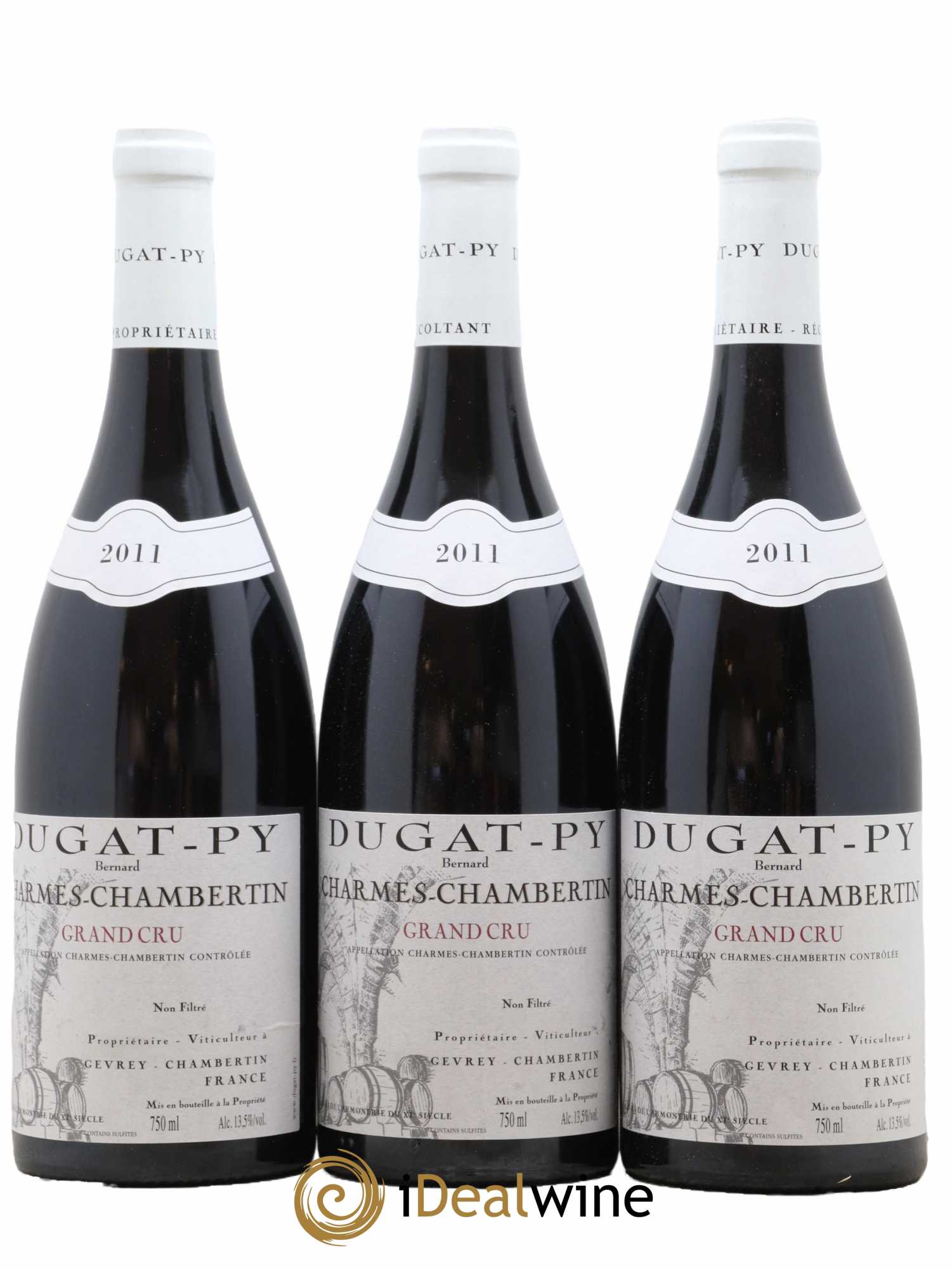 Charmes-Chambertin Grand Cru Dugat-Py 2011 - Lot de 6 bouteilles - 2