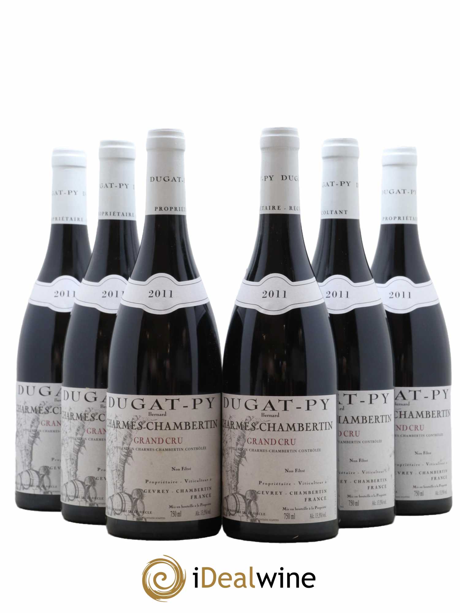 Charmes-Chambertin Grand Cru Dugat-Py 2011 - Lot de 6 bouteilles - 0