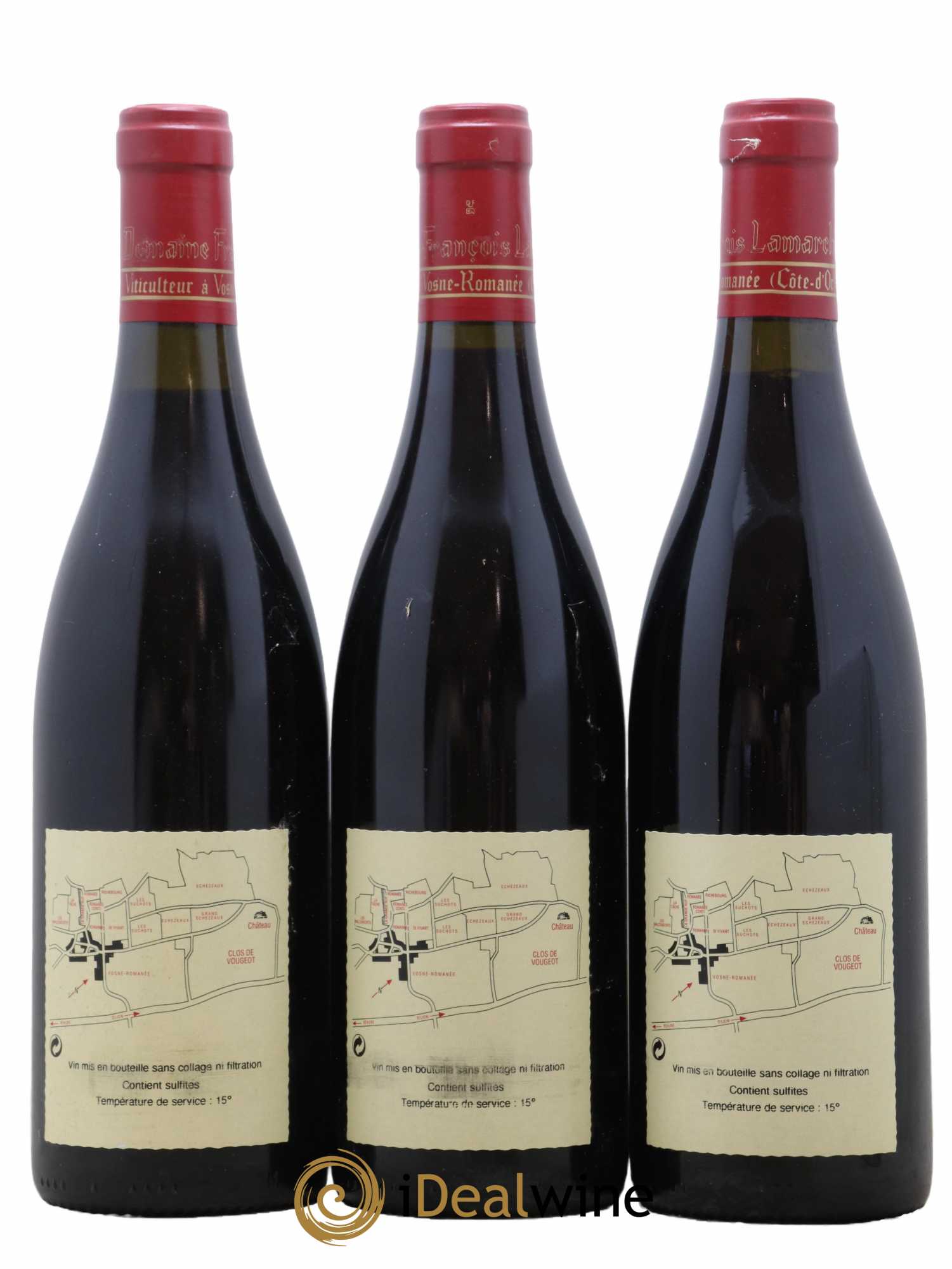 Echezeaux Grand Cru Lamarche (Domaine) 2001 - Lot de 3 bouteilles - 1