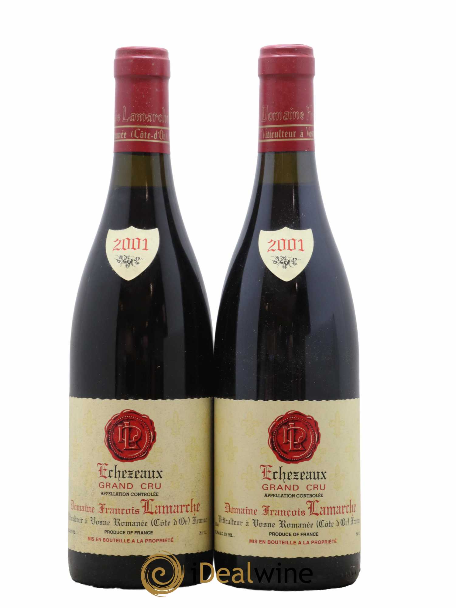 Echezeaux Grand Cru Lamarche (Domaine) 2001 - Lot de 2 bouteilles - 0