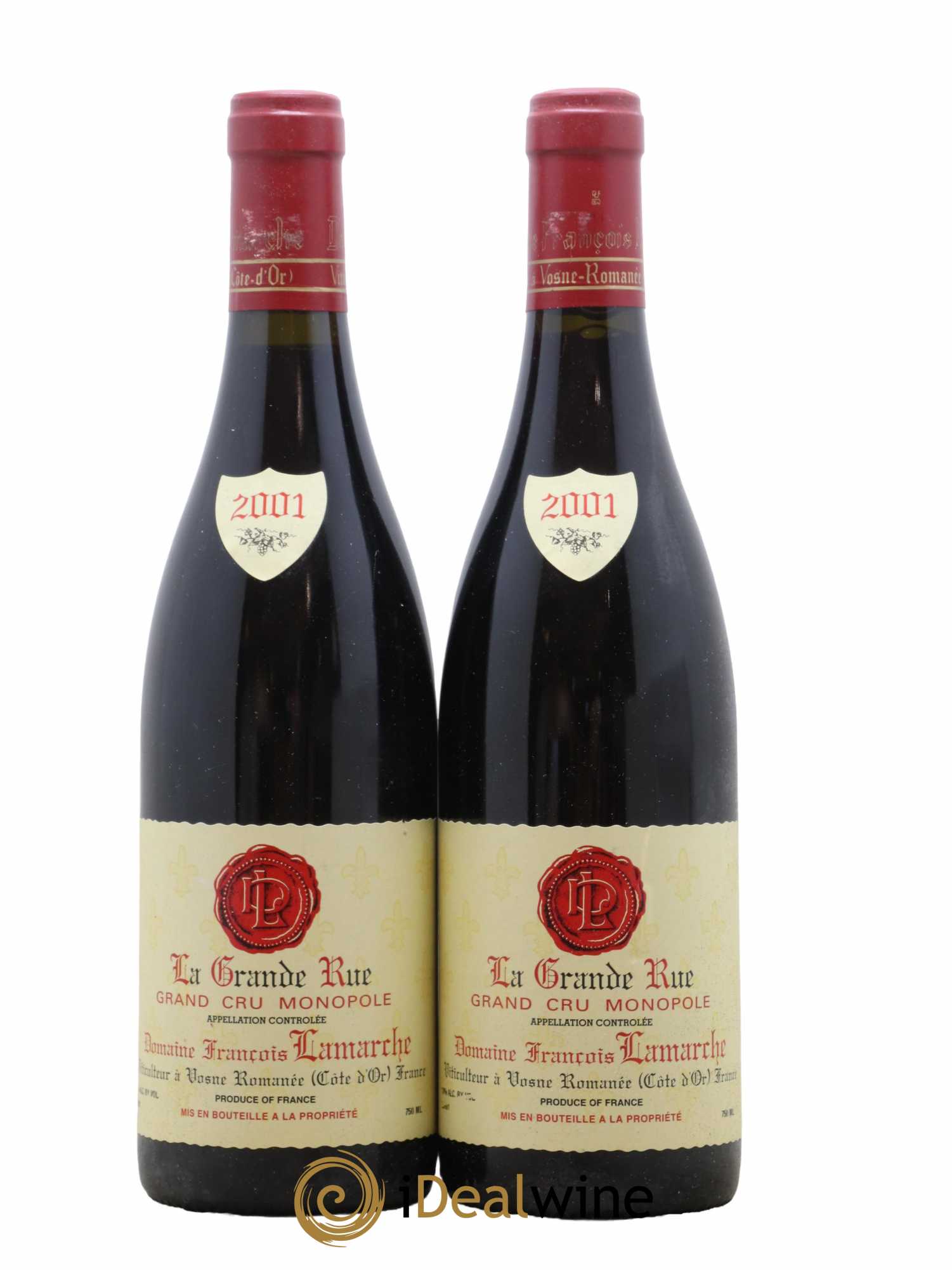 La Grande Rue Grand Cru Lamarche (Domaine) 2001 - Posten von 2 Flaschen - 0