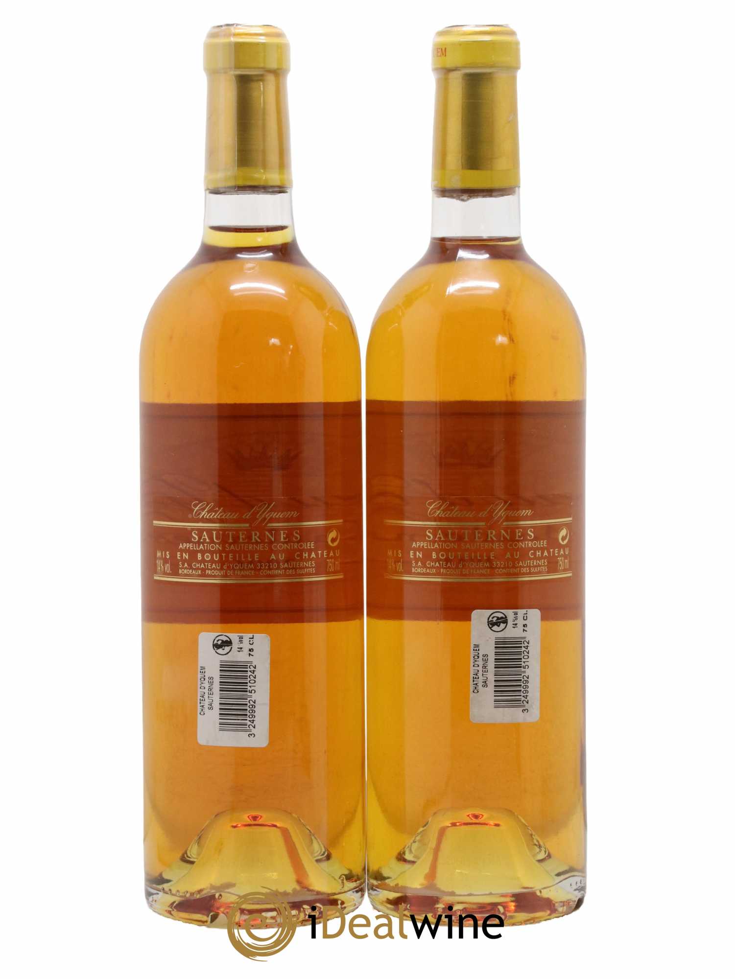 Château d' Yquem 1er Cru Classé Supérieur 2006 - Lotto di 2 bottiglie - 1