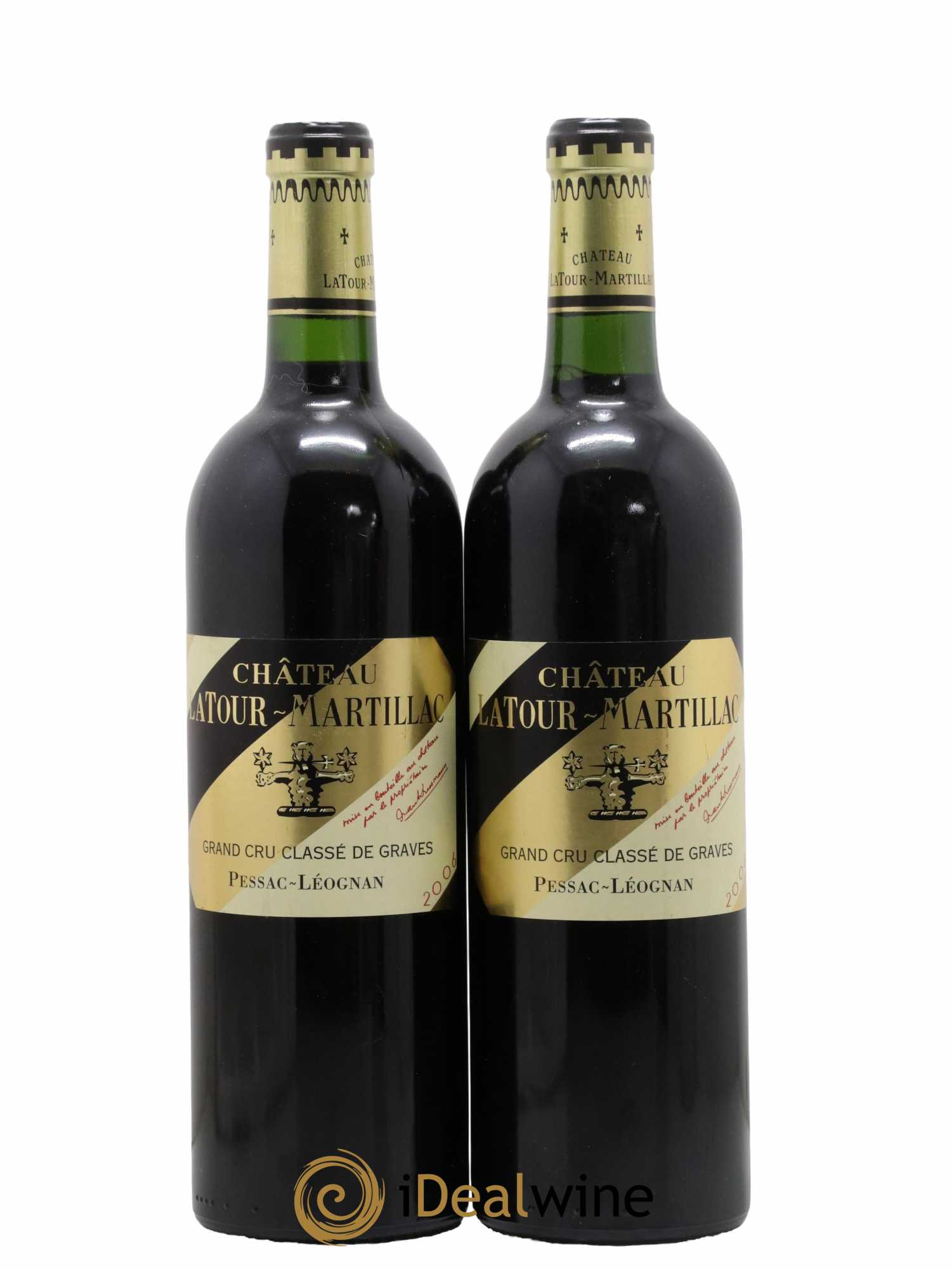 Château Latour-Martillac Cru Classé de Graves 2006 - Lot de 2 bouteilles - 0
