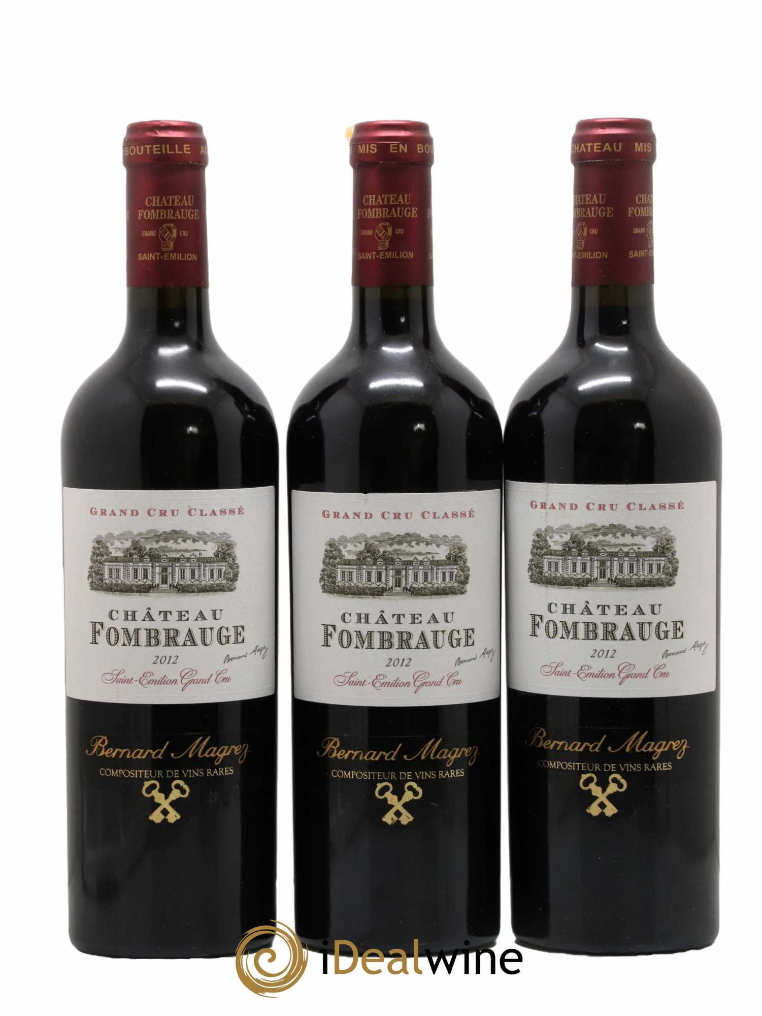 Château Fombrauge Grand Cru Classé 2012 - Lot de 3 bouteilles - 0
