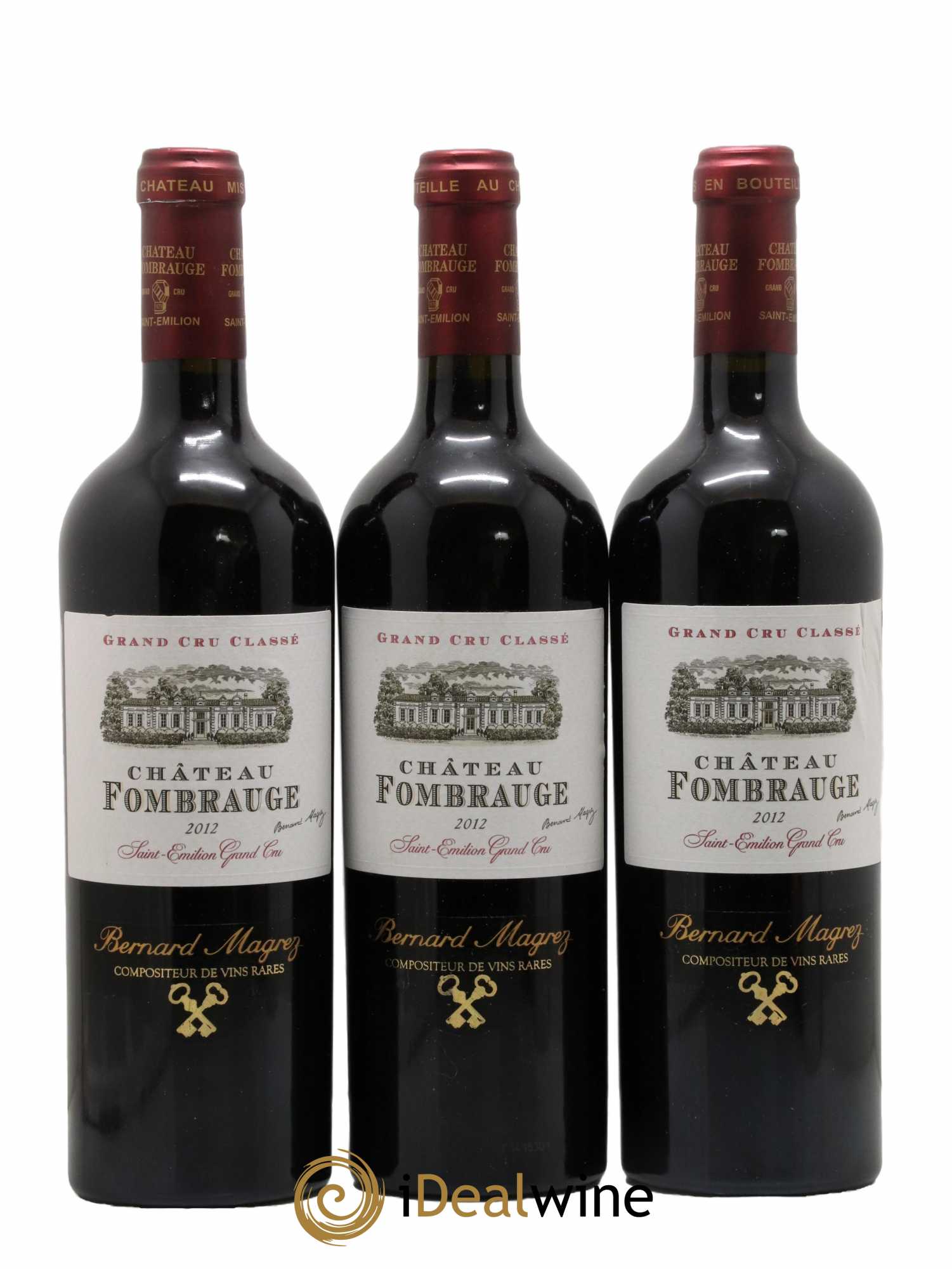 Château Fombrauge Grand Cru Classé 2012 - Lot de 3 bouteilles - 0