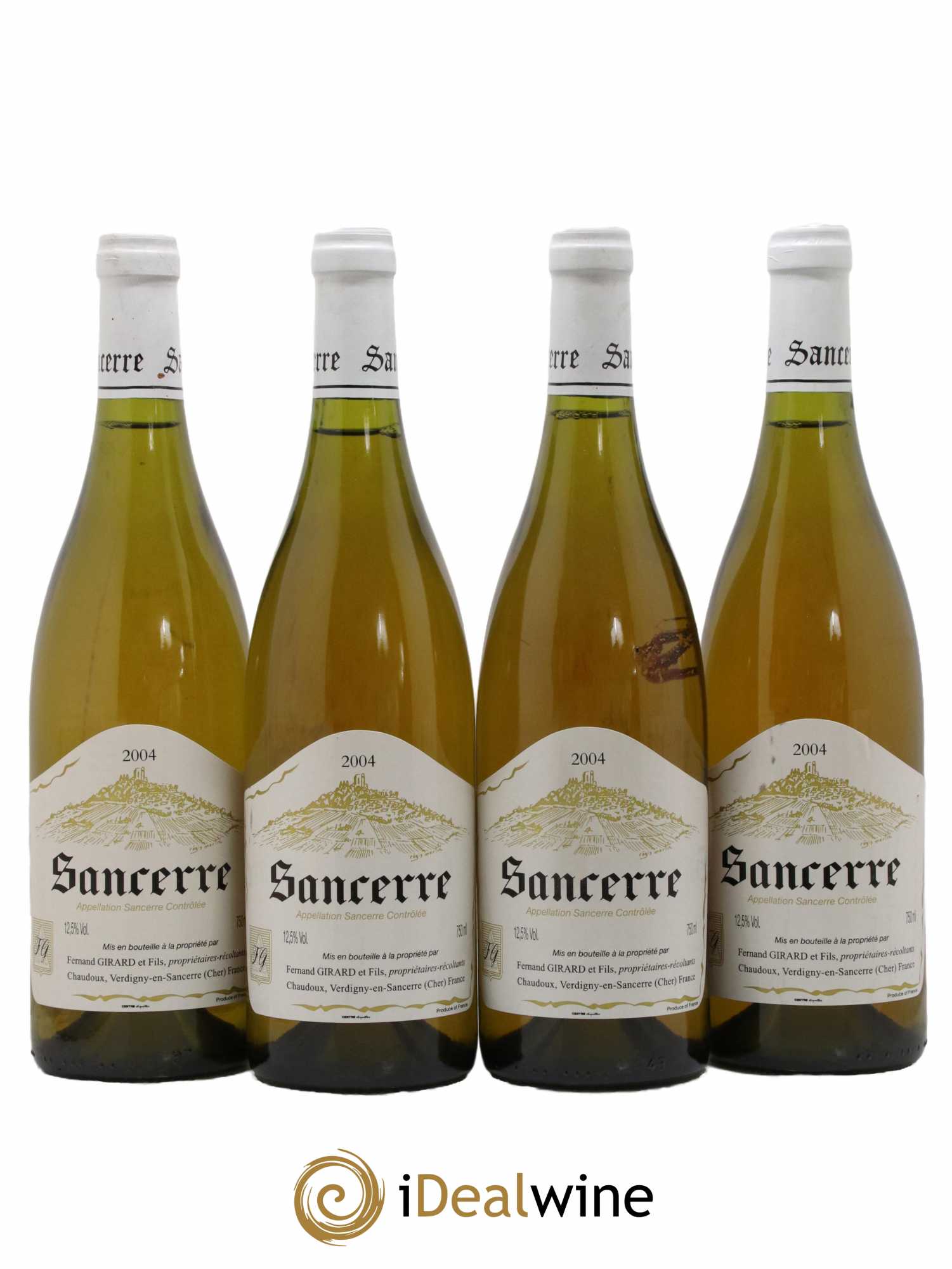 Sancerre Fernand Girard 2004 - Lot de 4 bouteilles - 0