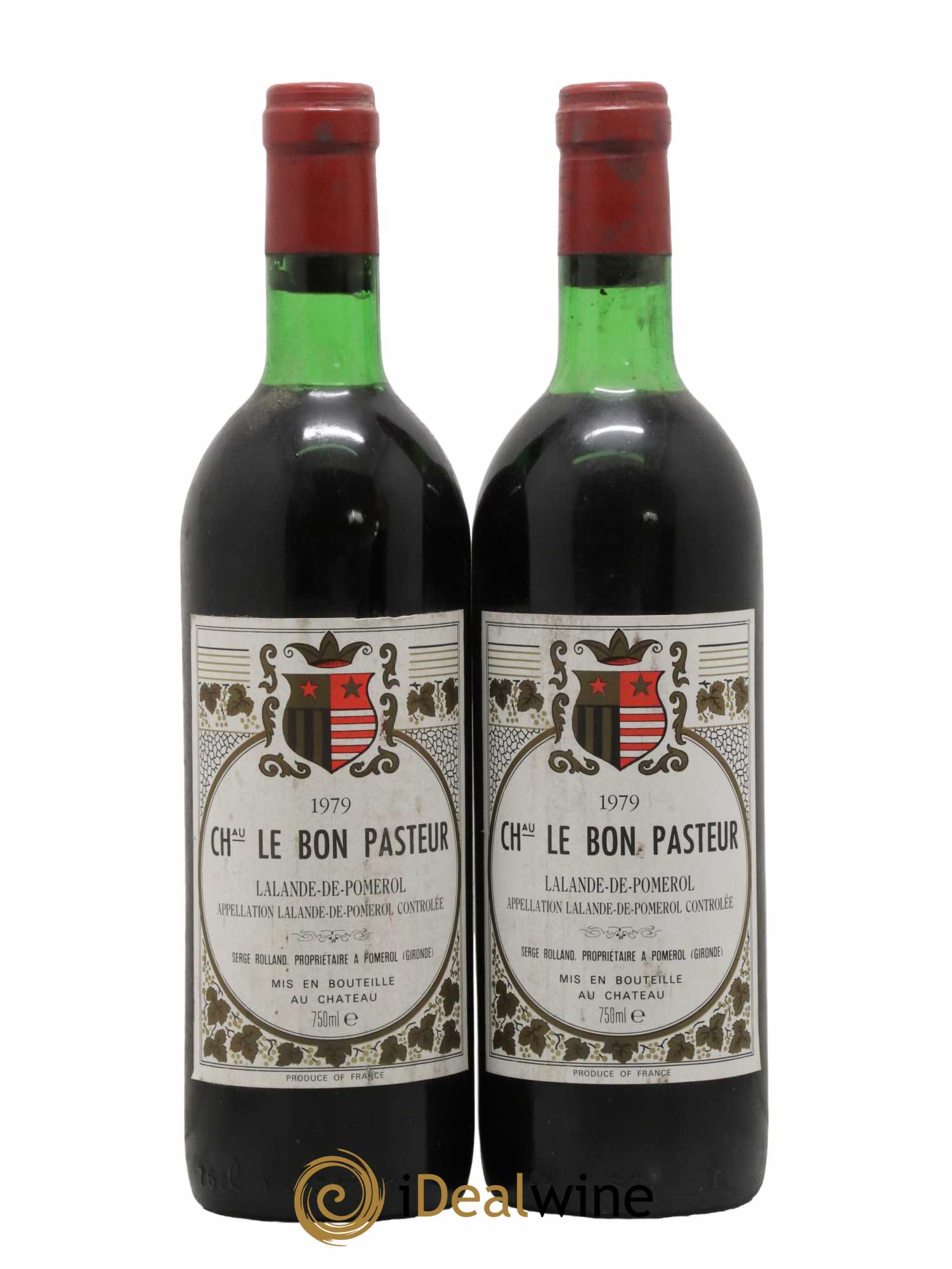 Lalande-de-Pomerol Château le Bon Pasteur 1979 - Lot of 2 bottles - 0