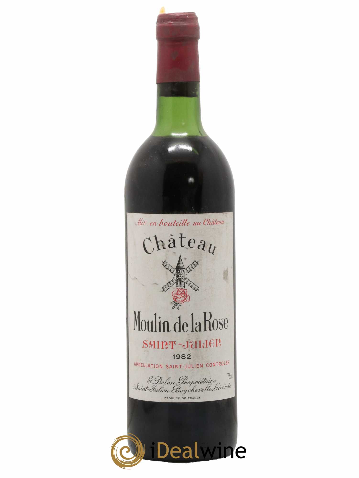 Château Moulin de la Rose Cru Bourgeois 1982 - Lot de 1 bouteille - 0