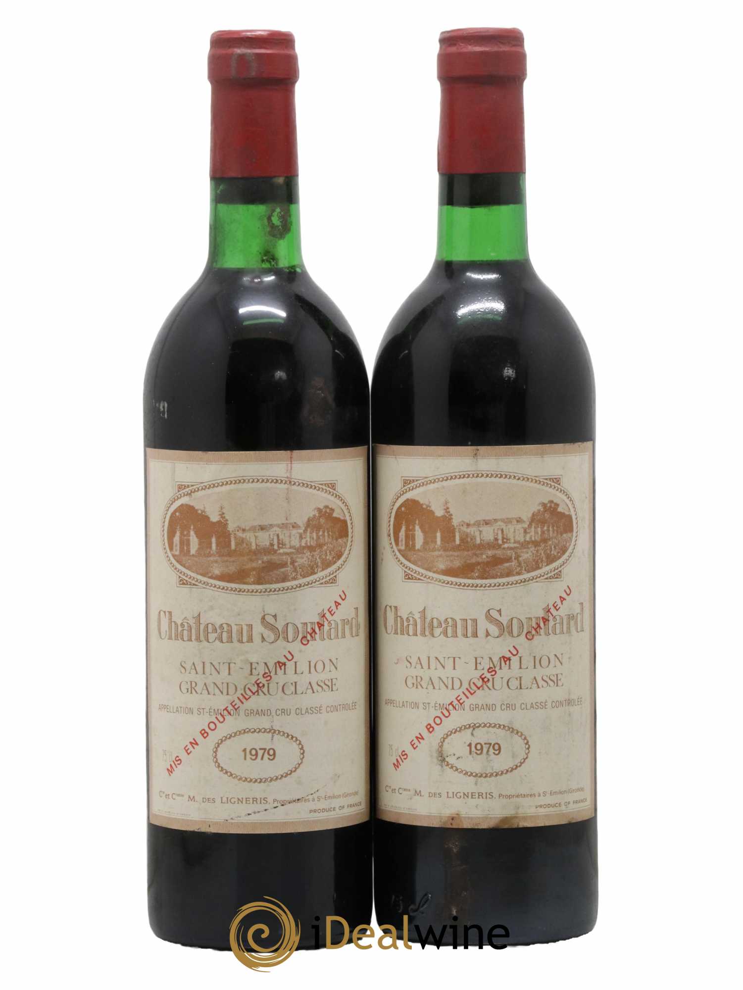 Château Soutard Grand Cru Classé 1979 - Lot de 2 bouteilles - 0